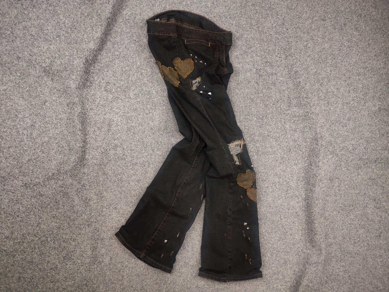 If Six Was Nine Vintage LGB Y2K Flared Low Rise Denim Jeans if six was nine Size 30" / US 8 / IT 44 - 1 Thumbnail