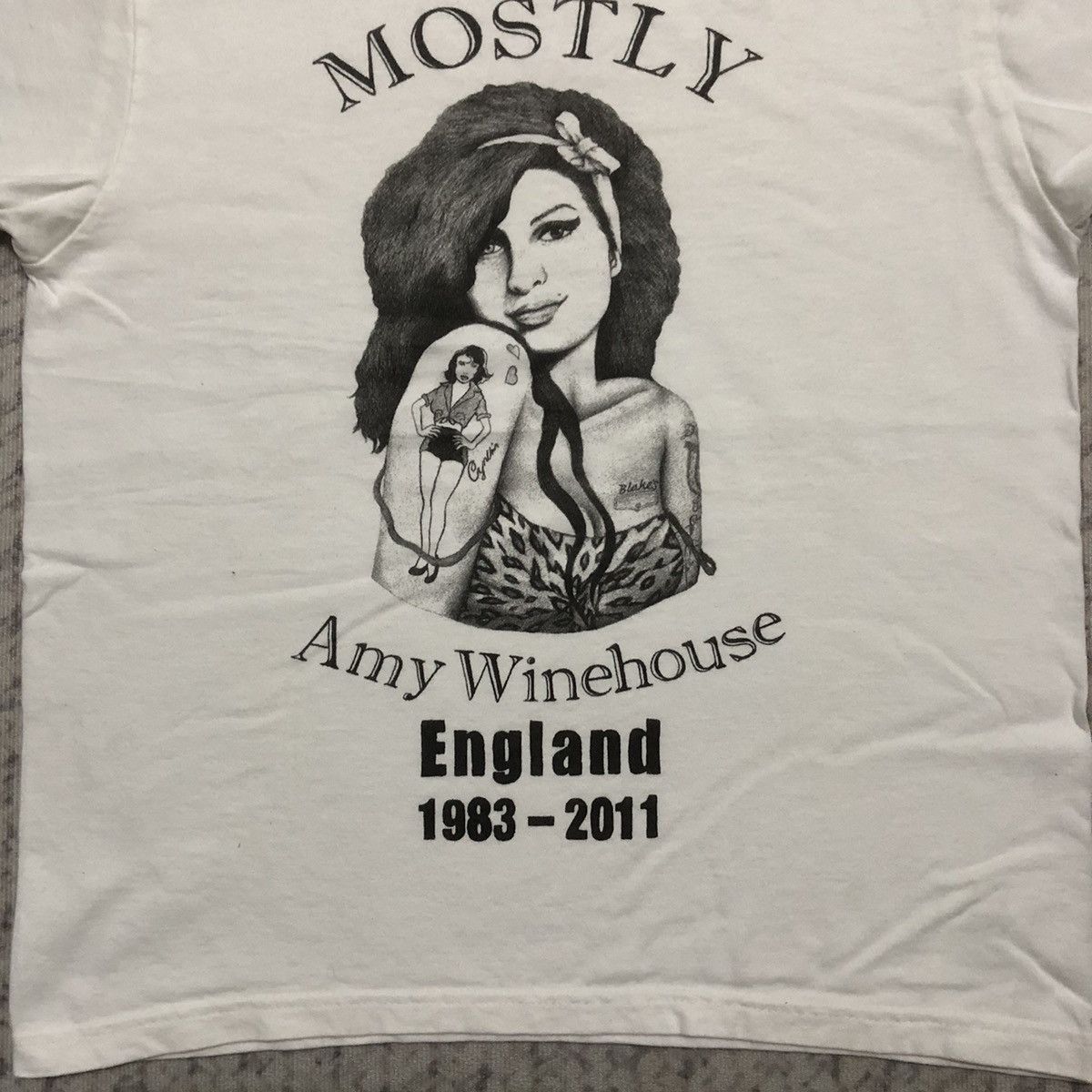 Band Tees Rare Amy Winehouse Band Tees Size US XXS / EU 40 - 4 Thumbnail