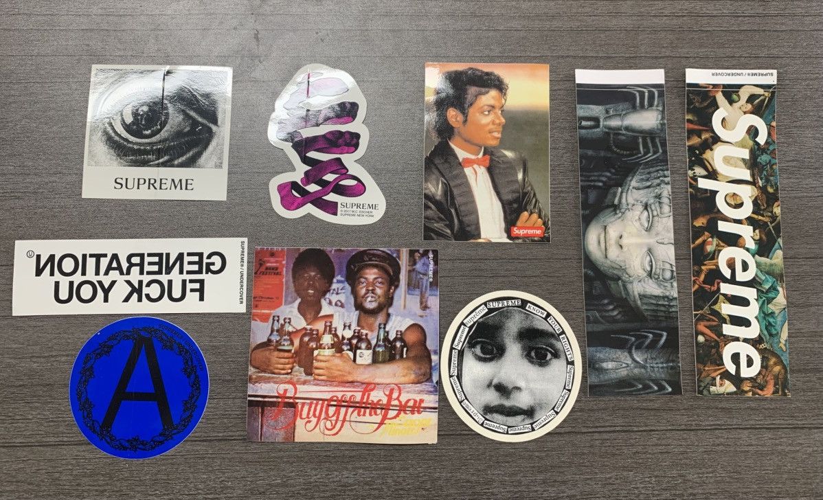 Supreme Supreme old stickers collection Size ONE SIZE - 1 Thumbnail
