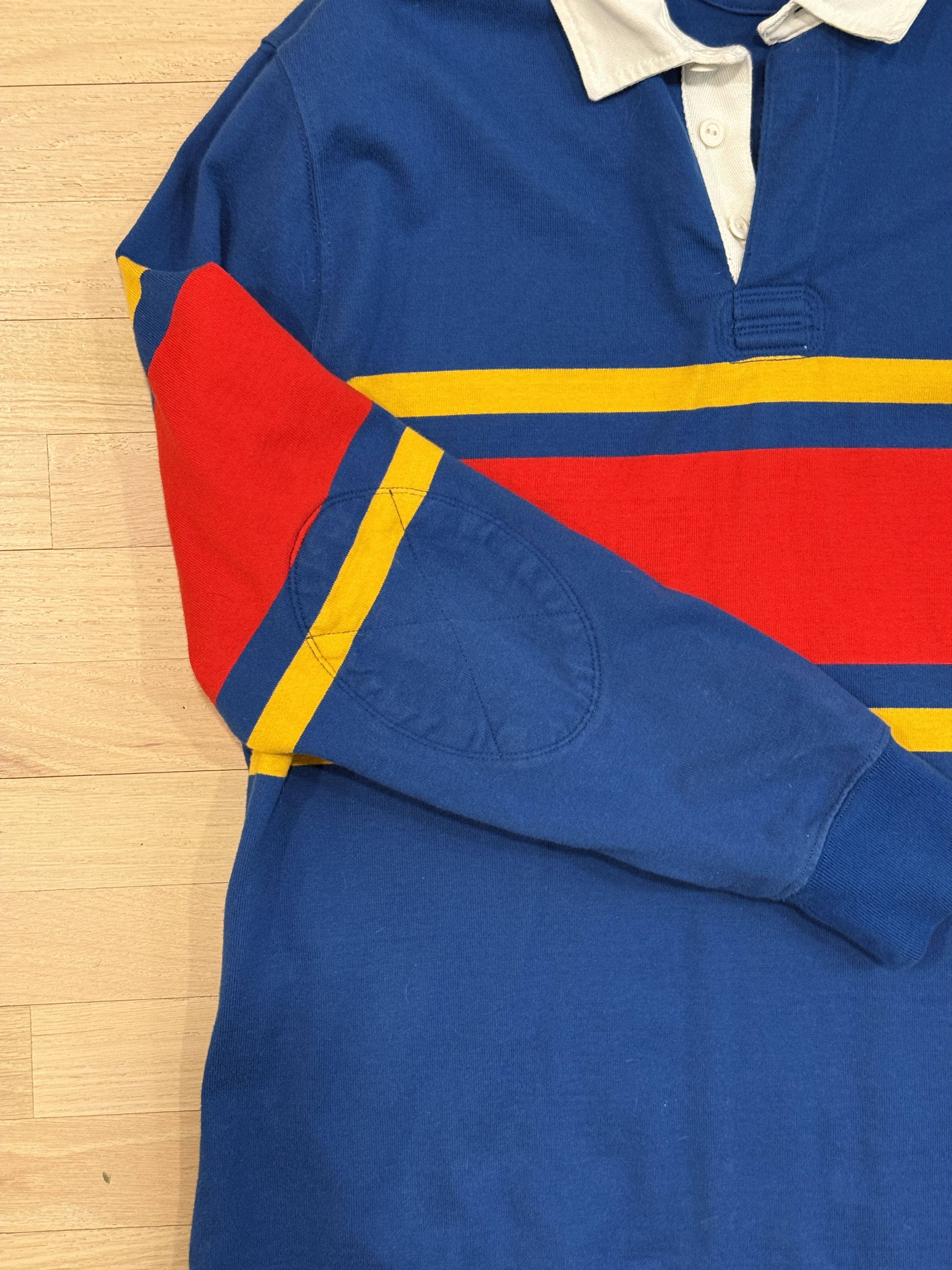 J.Crew J.Crew Color Block Rugby Polo L/s Size US XL / EU 56 / 4 - 5 Thumbnail