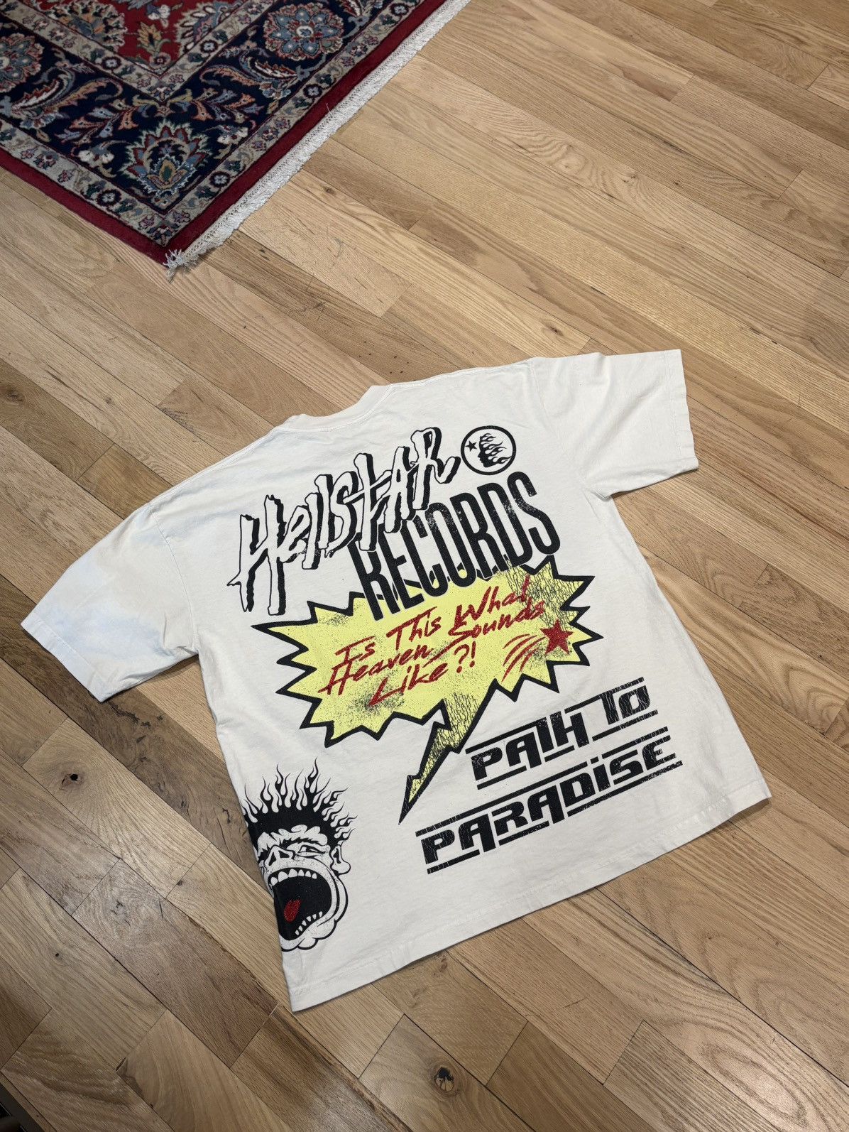 HELLSTAR Hellstar Records Tee White Size XL Size US XL / EU 56 / 4 - 4 Thumbnail