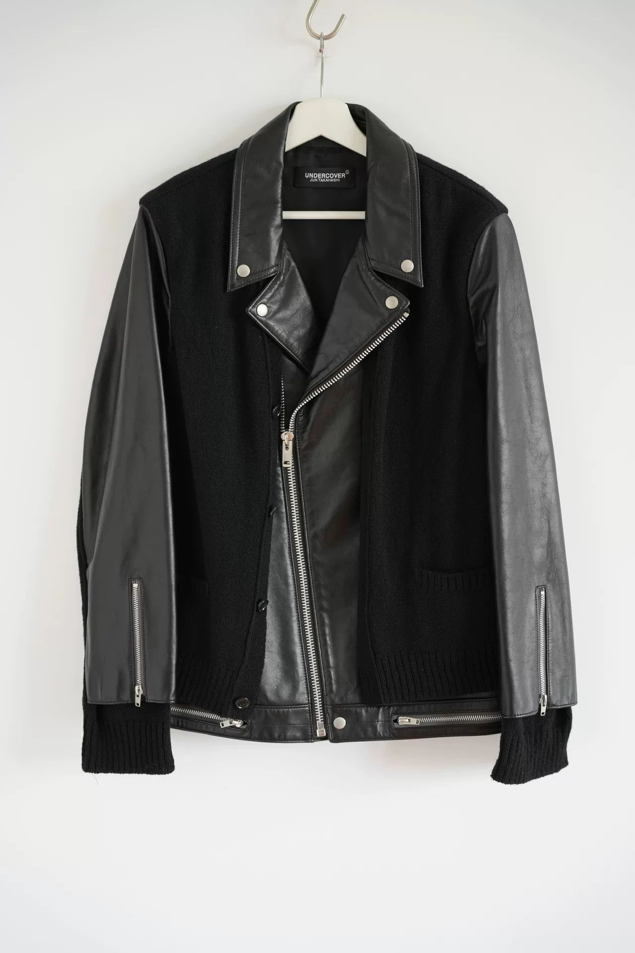 Undercover Undercover AW13 Double Zip Leather Rider Jacket Thom