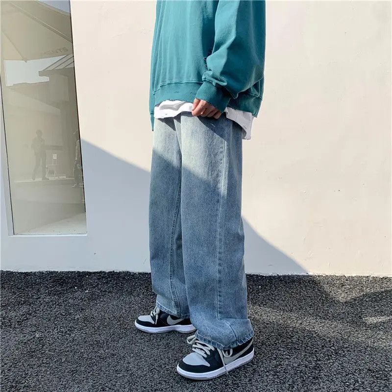 Japanese Brand × Jean Retro loose casual wide leg jeans Size US 30 / EU 46 - 2 Thumbnail