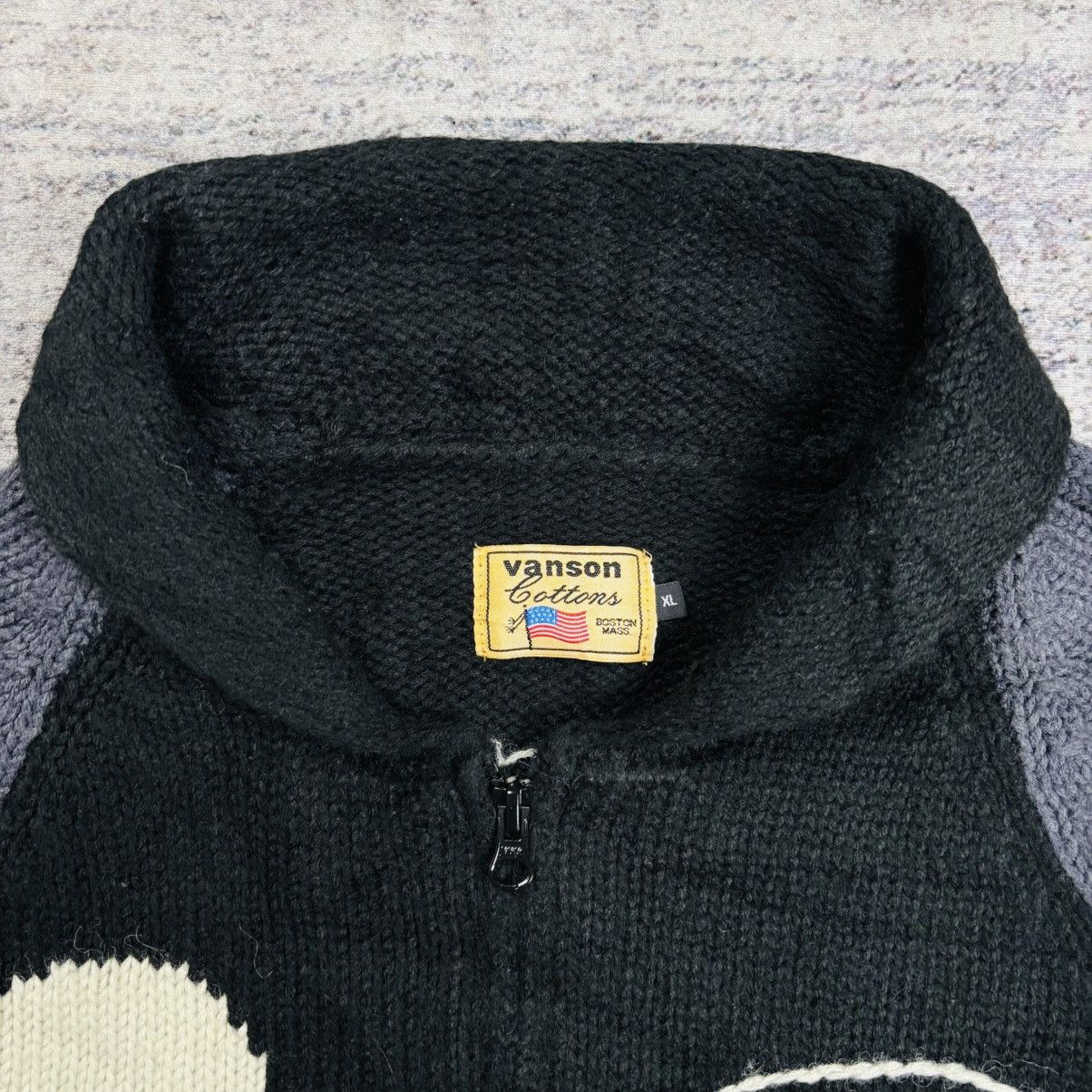 Hysteric Glamour Archive Vanson - Iconic Chunky Knitted Jacket Size US M / EU 48-50 / 2 - 7 Thumbnail