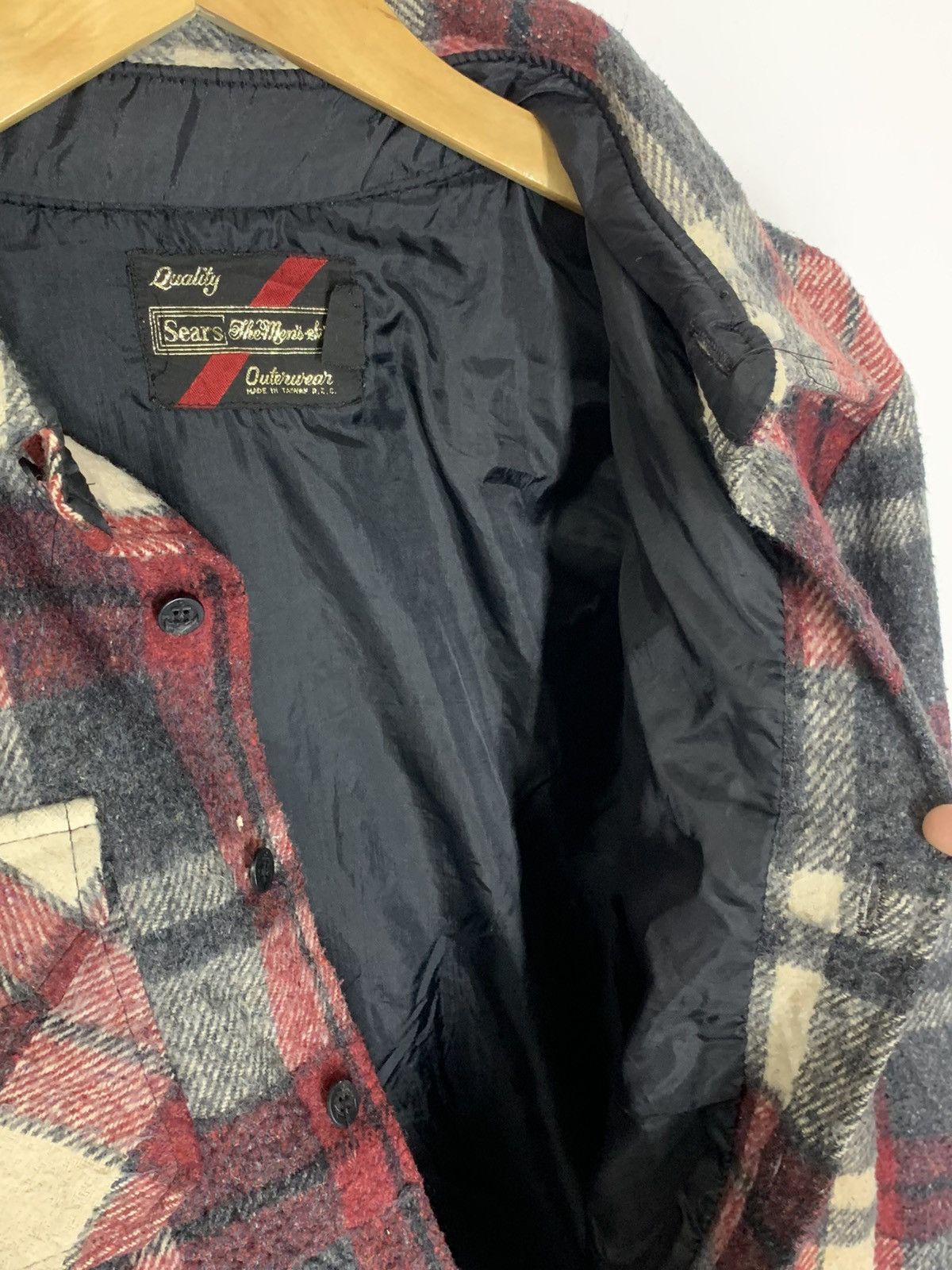 Sears Vintage SEARS Wool Flannel Tartan Jacket Size US M / EU 48-50 / 2 - 5 Thumbnail