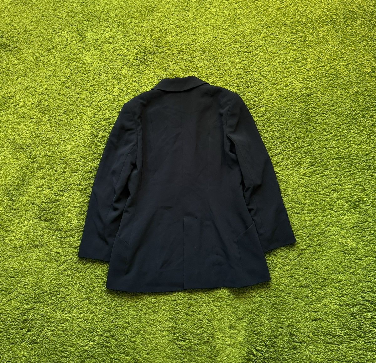 Christian Dior Monsieur × Designer Dior uniform minimalist black blazer Size S / US 4 / IT 40 - 2 Thumbnail