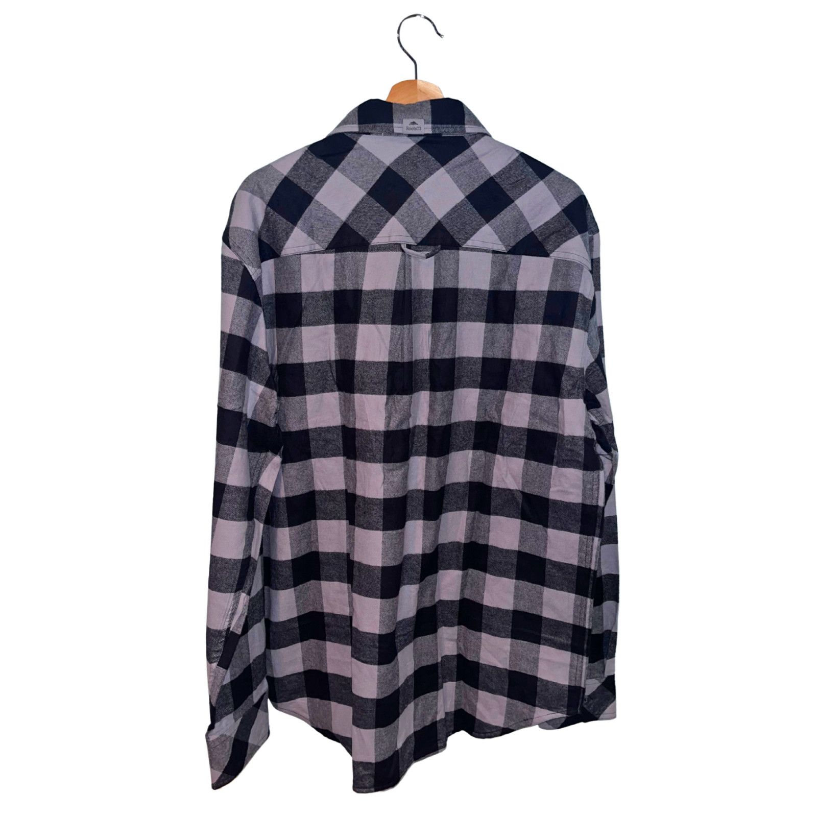 Roots Roots 73 Spruce Lake Amazon Logo Plaid Flannel Sz. L NWT Size US L / EU 52-54 / 3 - 4 Thumbnail