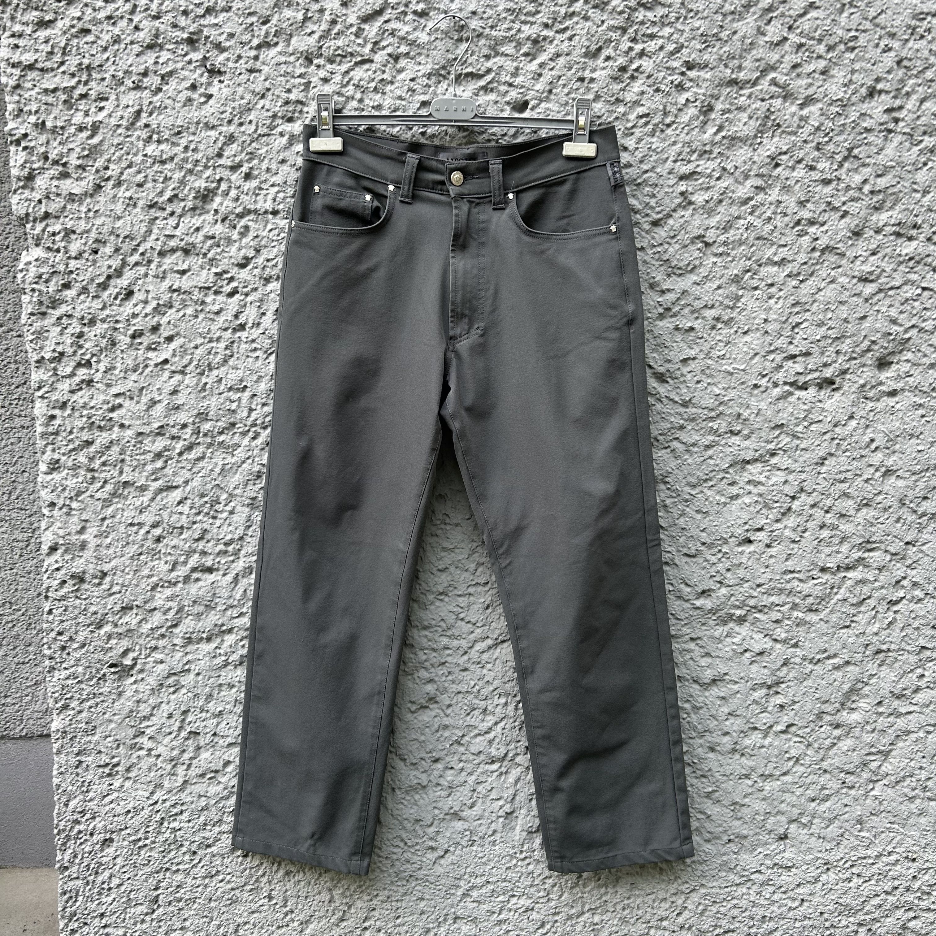Versace Vintage Versace Grey/Green Trousers Pants Size US 34 / EU 50 - 1 Thumbnail