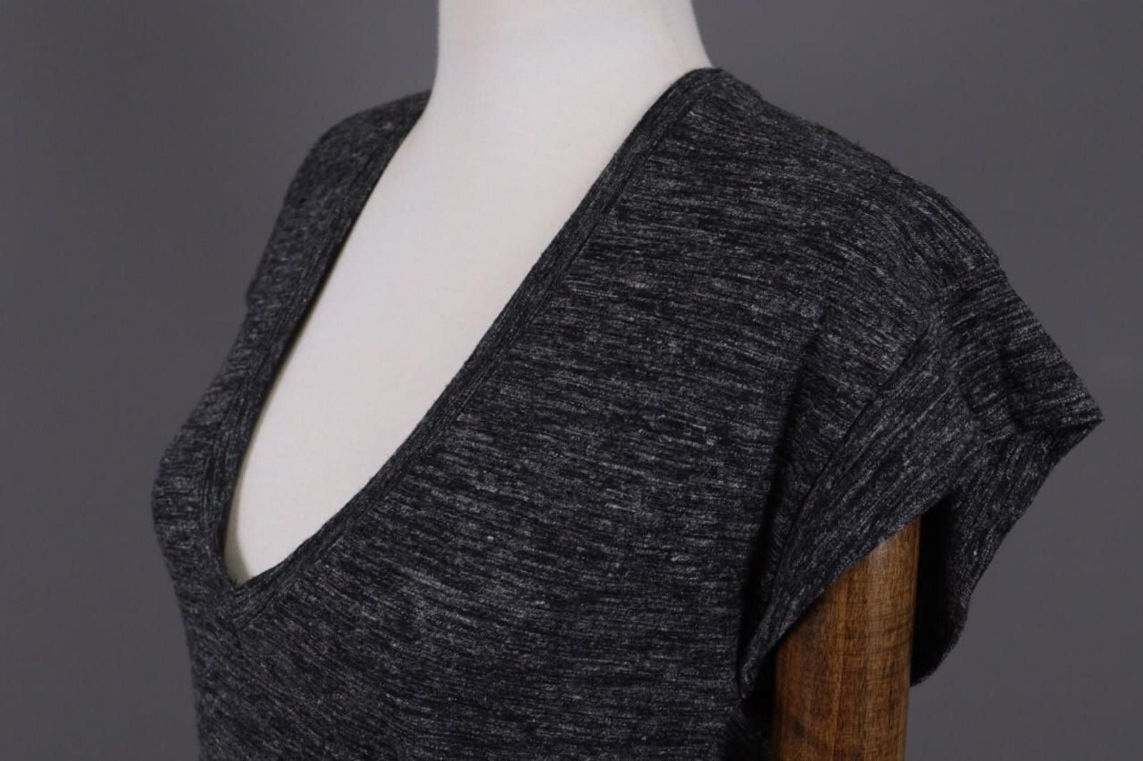 Isabel Marant Etoile Isabel Etoile Marant Gray Wool Linen Top T-Shirt Size 36 Size M / US 6-8 / IT 42-44 - 7 Thumbnail
