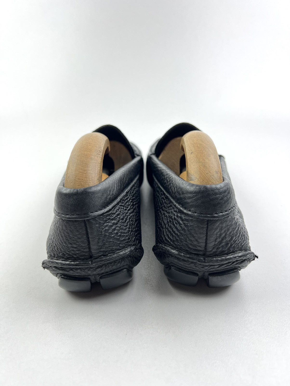 Prada PRADA Loafers Penny Leather Shoes SAFFIANO Black Men's Size US 8 / EU 41 - 8 Thumbnail