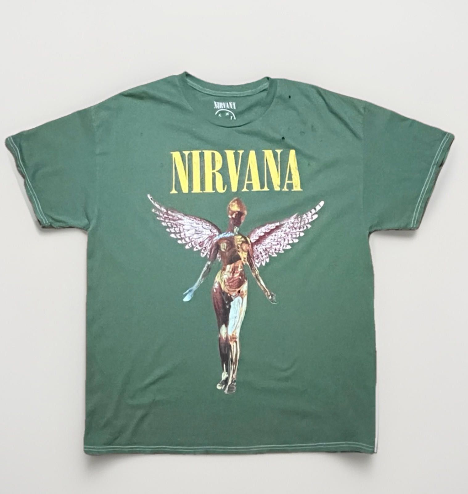 Giant × Nirvana Nirvana In Utero 1993 Giant Tag Single Stitch T