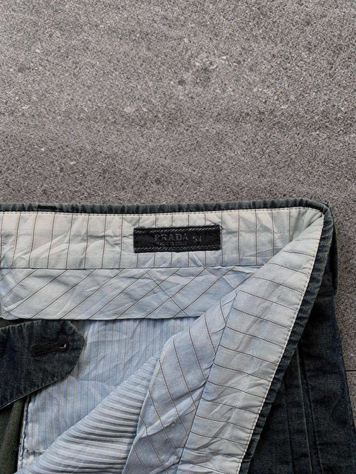 Prada FREE TAX! Washed Effect Loose Trousers Size US 33 - 8 Thumbnail