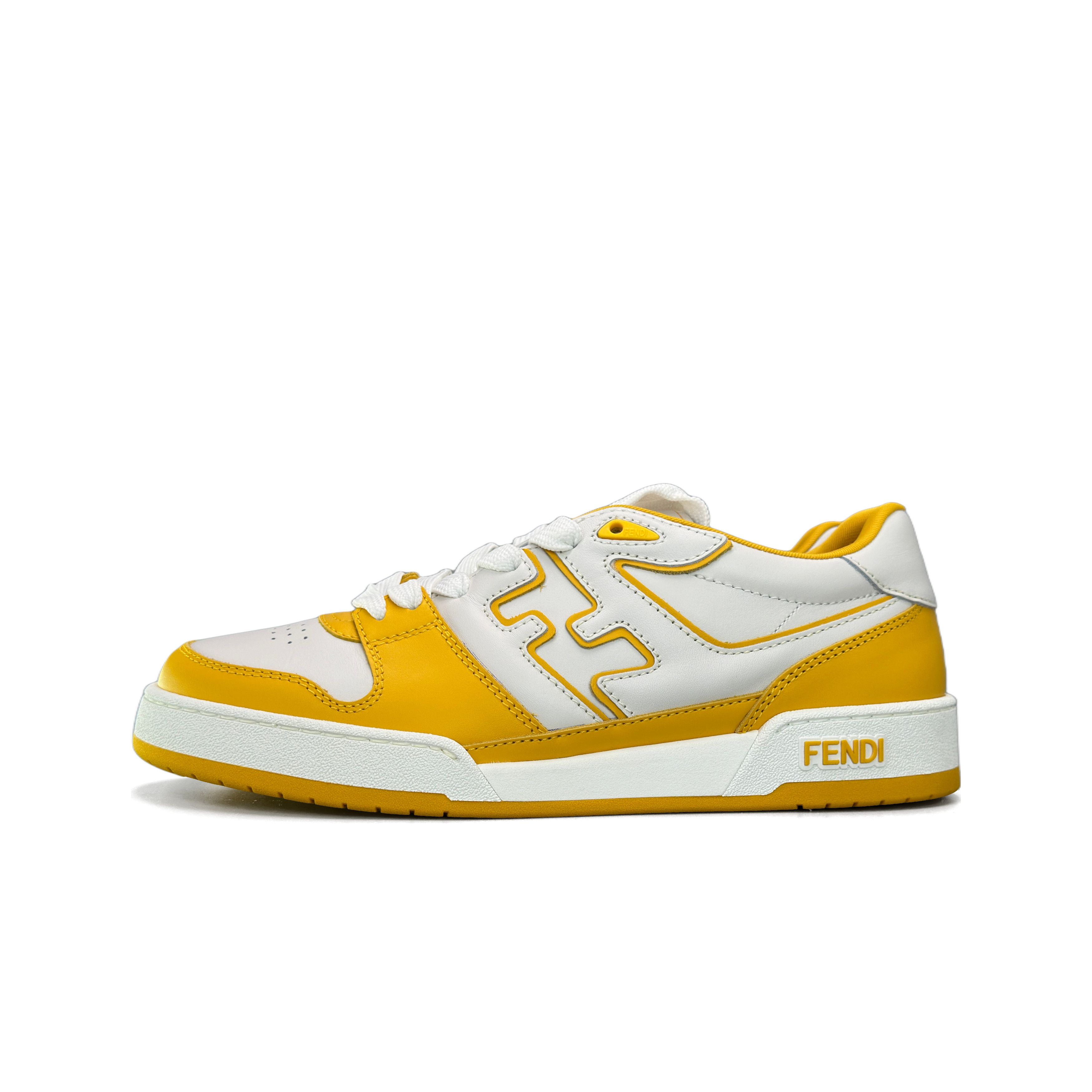 Fendi Fendi Yellow Leather Match Sneakers US 9 / EU 42 Size US 9 / EU 42 - 1 Thumbnail