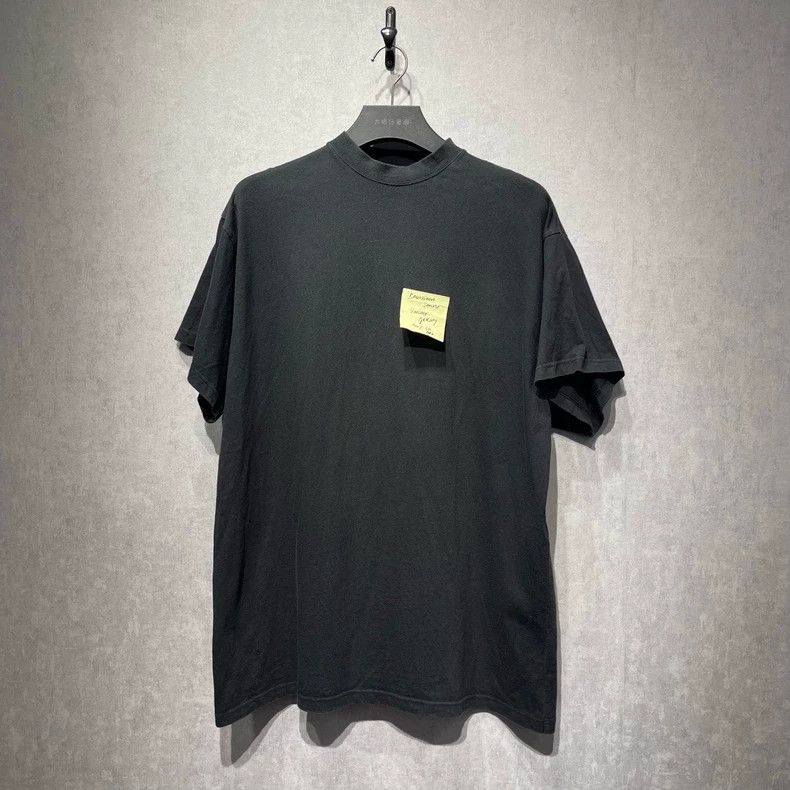 Balenciaga Balenciaga SS24 Logo Sticker T-shirt - dmc Size US M / EU 48-50 / 2 - 1 Thumbnail