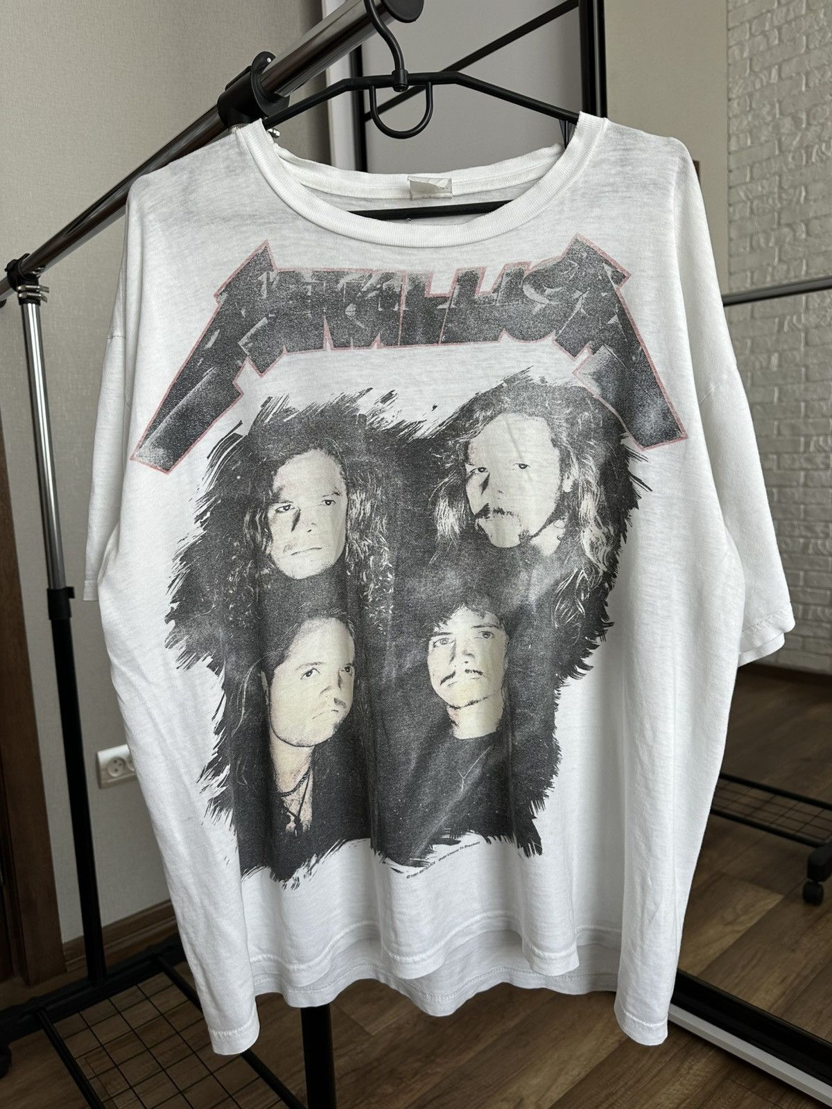 1991 Metallica Wherever I Way Roam Vintage Band Tour T-Shirt