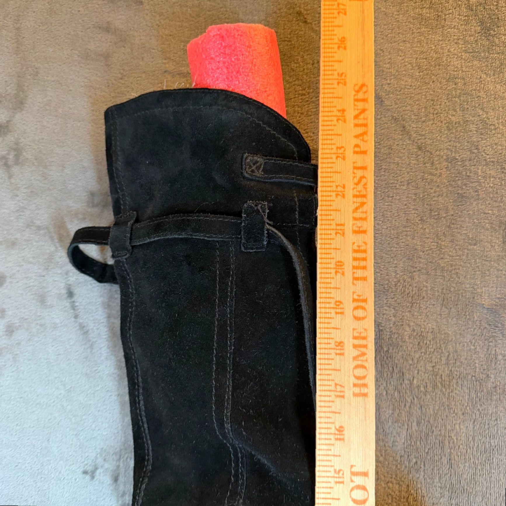 Sam Edelman Sam Edelman Black Suede Knee High Boots Block Heel Side Zip Buckle Womens 9.5 M Size US 10 / IT 40 - 6 Thumbnail