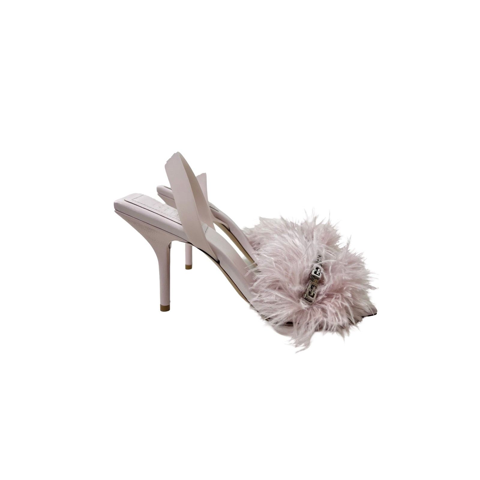 Givenchy NWT! Givenchy Lambskin Light Pink Slingback Sandals, Size 38 Size US 8 / IT 38 - 1 Thumbnail