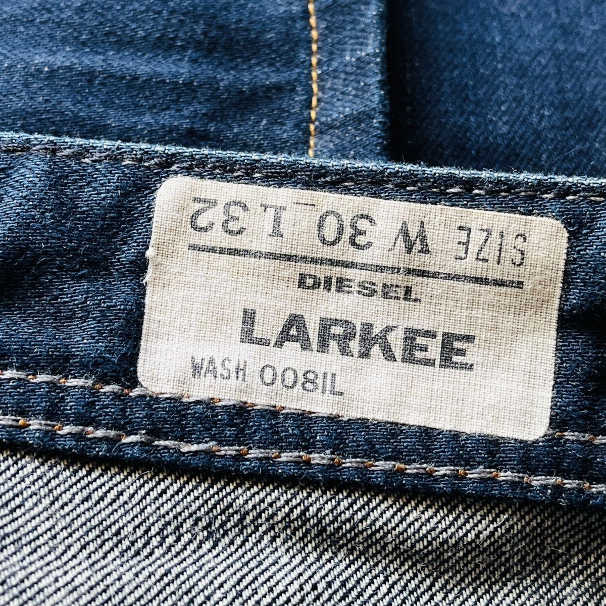 Diesel Distressed Pocket DIESEL Larkee Regular Cut Hard Jeans Size US 30 / EU 46 - 16 Thumbnail