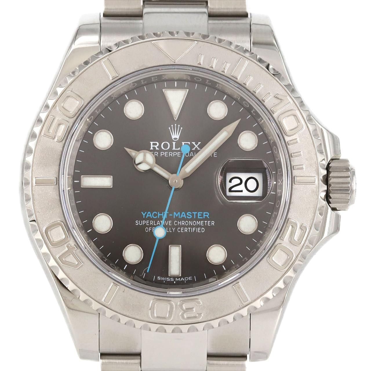 Rolex Rolex Rolex Yacht-Master Stainless Steel Platinum Automatic Precious Metal Automatic 116622 DUTY FREE for USA Size ONE SIZE - 1 Thumbnail
