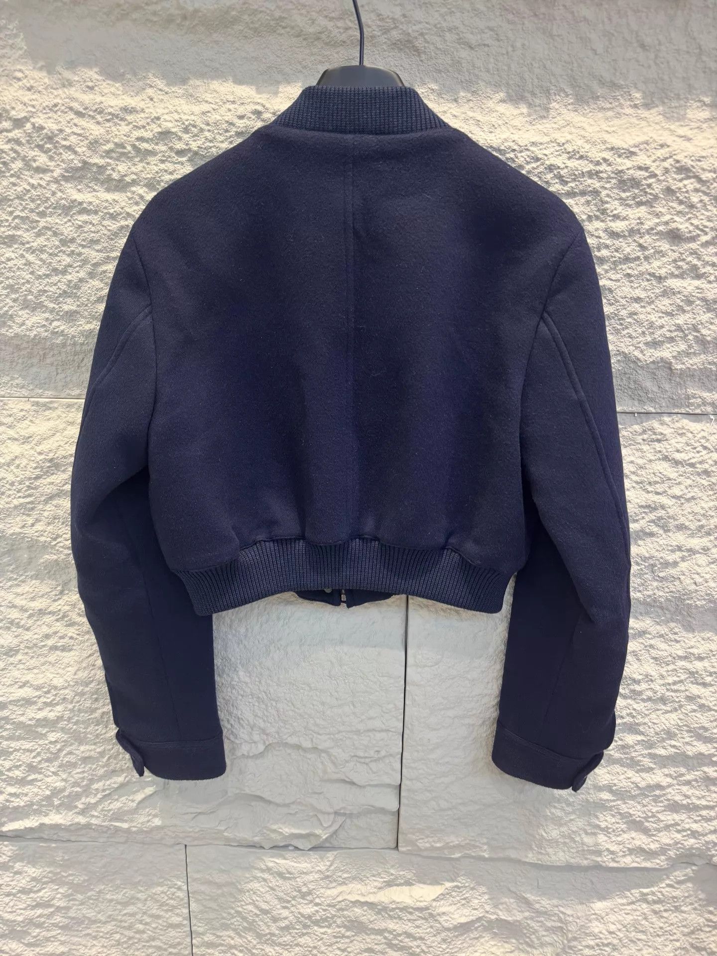 Louis Vuitton LV New Women's Short Navy Blue Cashmere Pilot Jacket Size S / US 4 / IT 40 - 2 Thumbnail