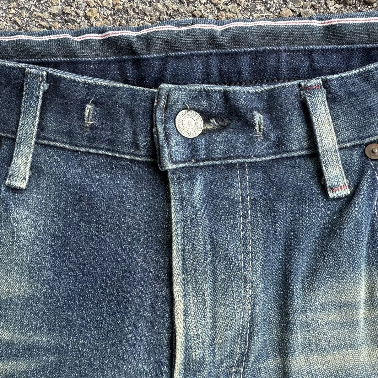 Edwin VINTAGE EDWIN JERSEY SKINNY FADED RIPPEP JEAN PANTS Size US 32 / EU 48 - 6 Thumbnail
