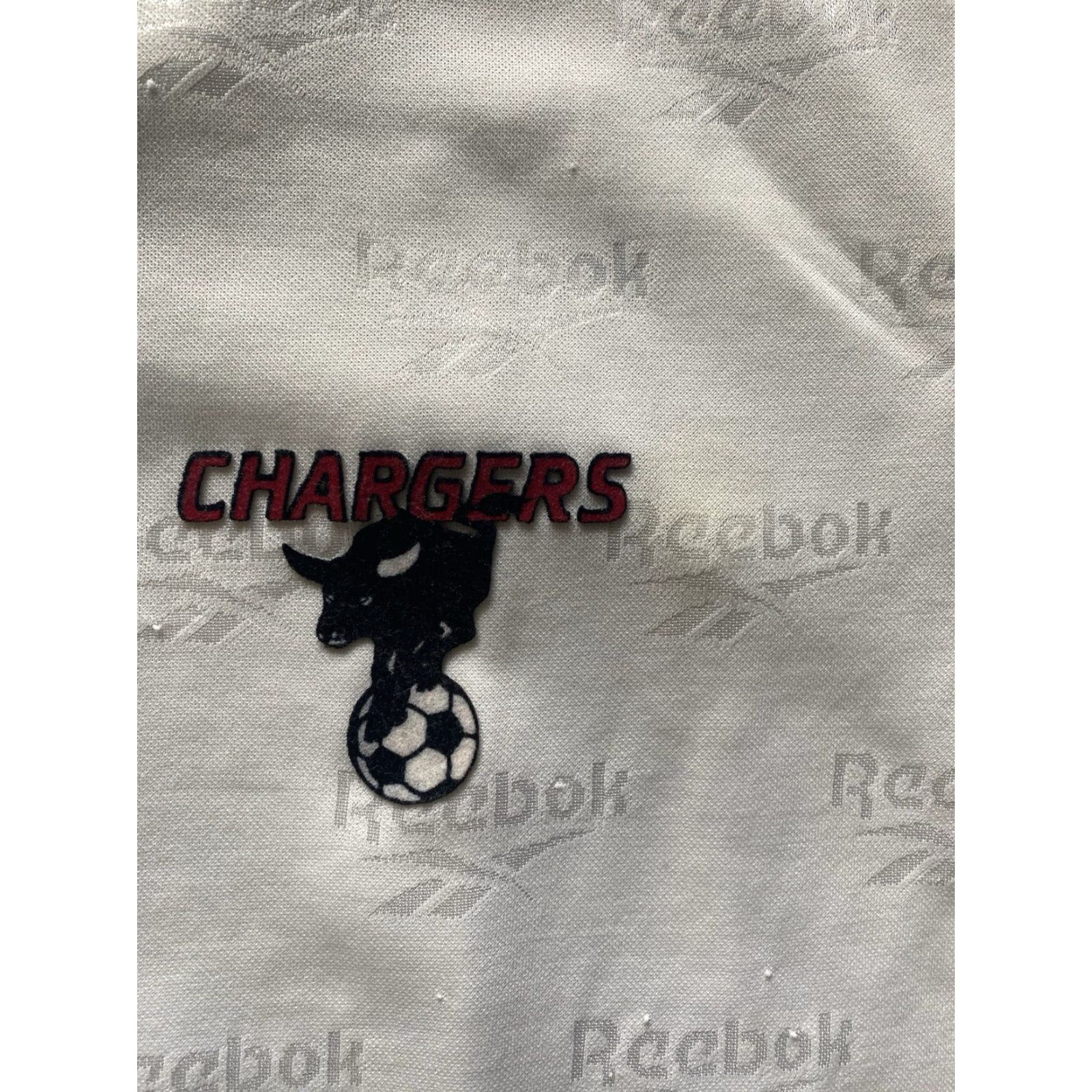 Reebok VINTAGE Reebok Soccer Chargers Jersey Shirt Men’s Size S White USA Size US S / EU 44-46 / 1 - 2 Thumbnail