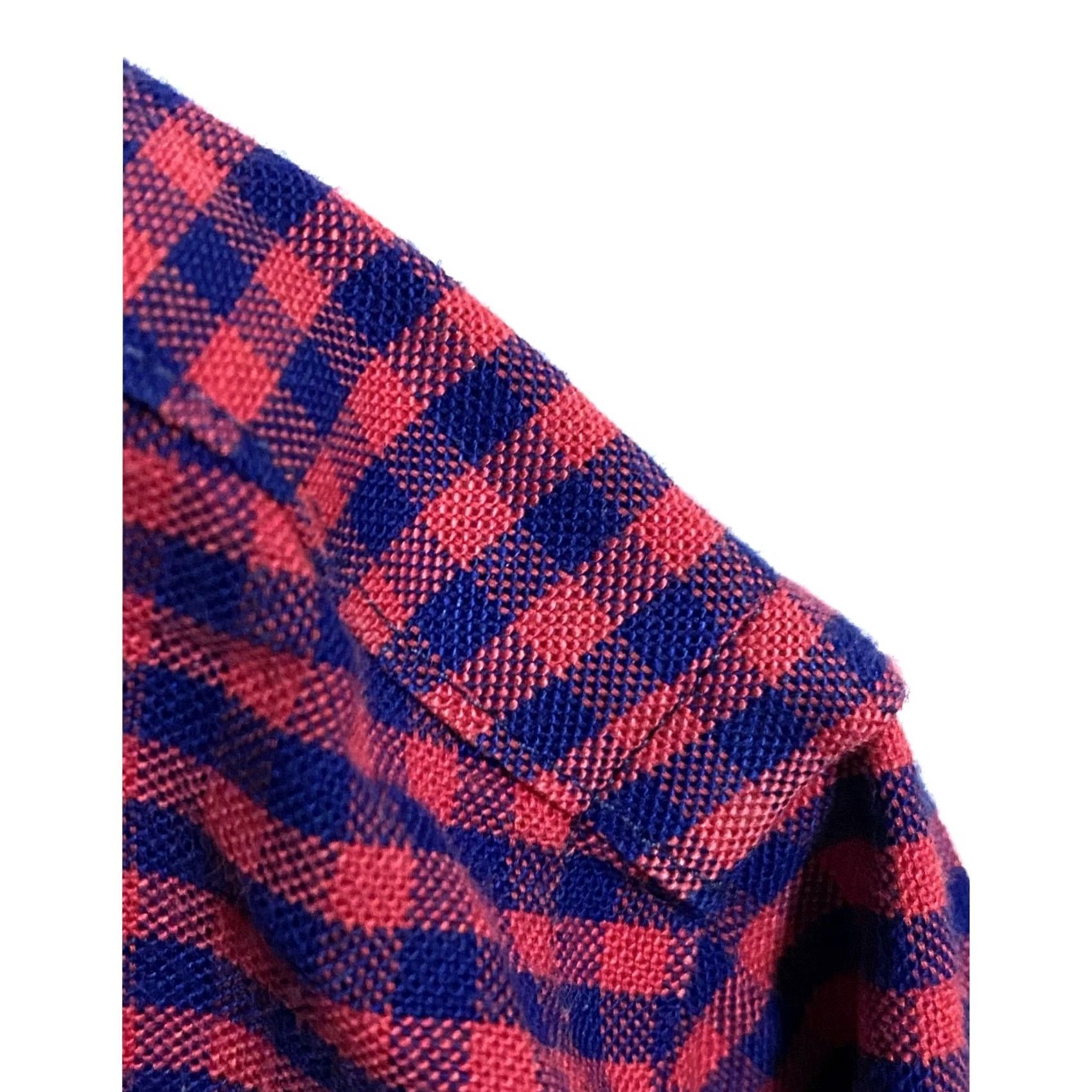 Dockers VINTAGE Dockers Battery Street Red Blue Check Button-Down Shirt Classic Fit M Men Red Blue Check Button-Down Shirt Mens M Preppy Workwear Size US M / EU 48-50 / 2 - 4 Thumbnail