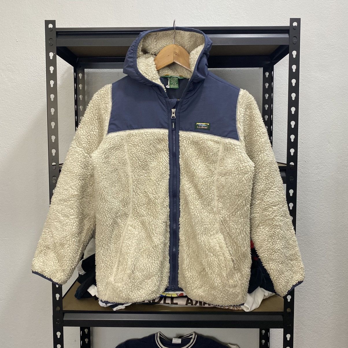 L.L. Bean × Vintage Vintage LL Bean Hoodie Fleece Kids Size Size US S / EU 44-46 / 1 - 1 Thumbnail