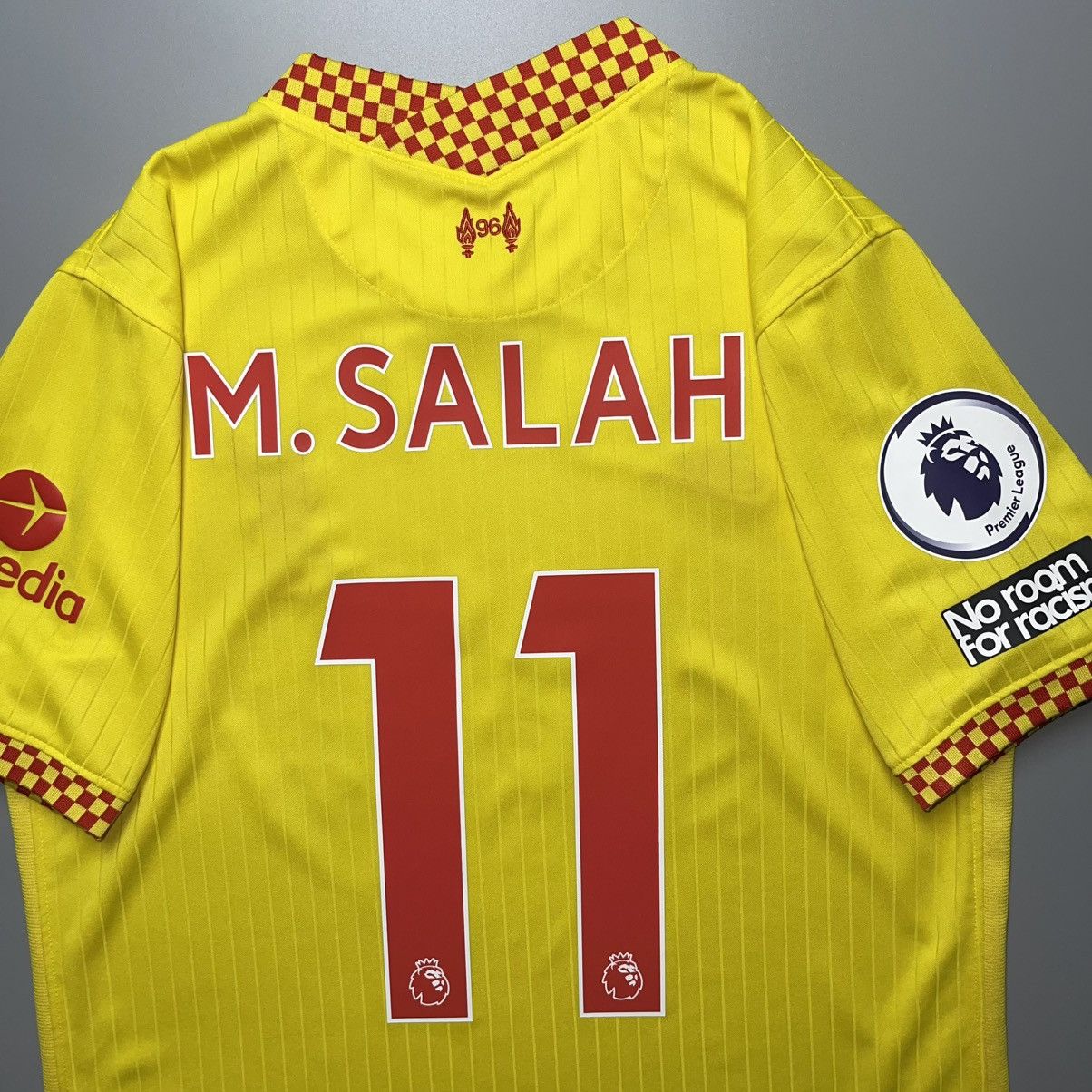Nike × Vintage LIVERPOOL NIKE 2021/2022 FOOTBALL THIRD JERSEY #11 SALAH Size US M / EU 48-50 / 2 - 10 Thumbnail