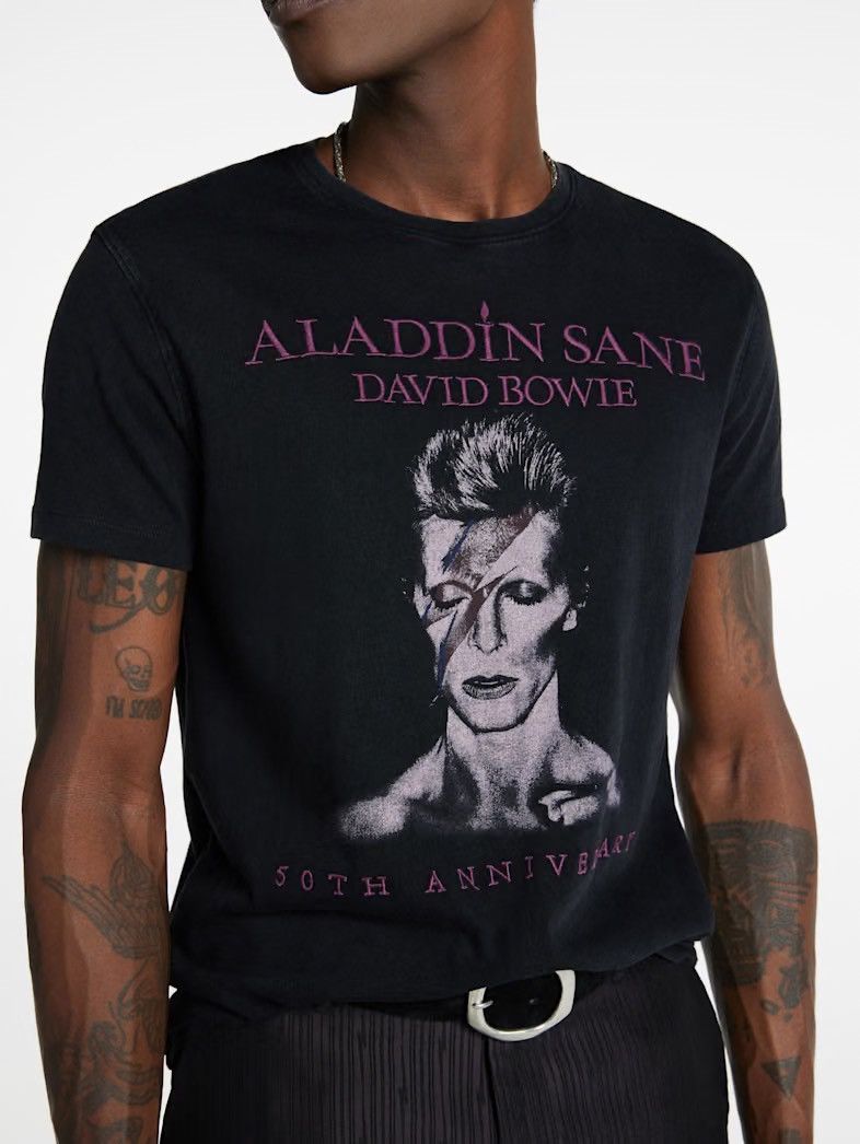 John Varvatos David Bowie Aladdin Sane Tee medium Size US M / EU 48-50 / 2 - 3 Thumbnail
