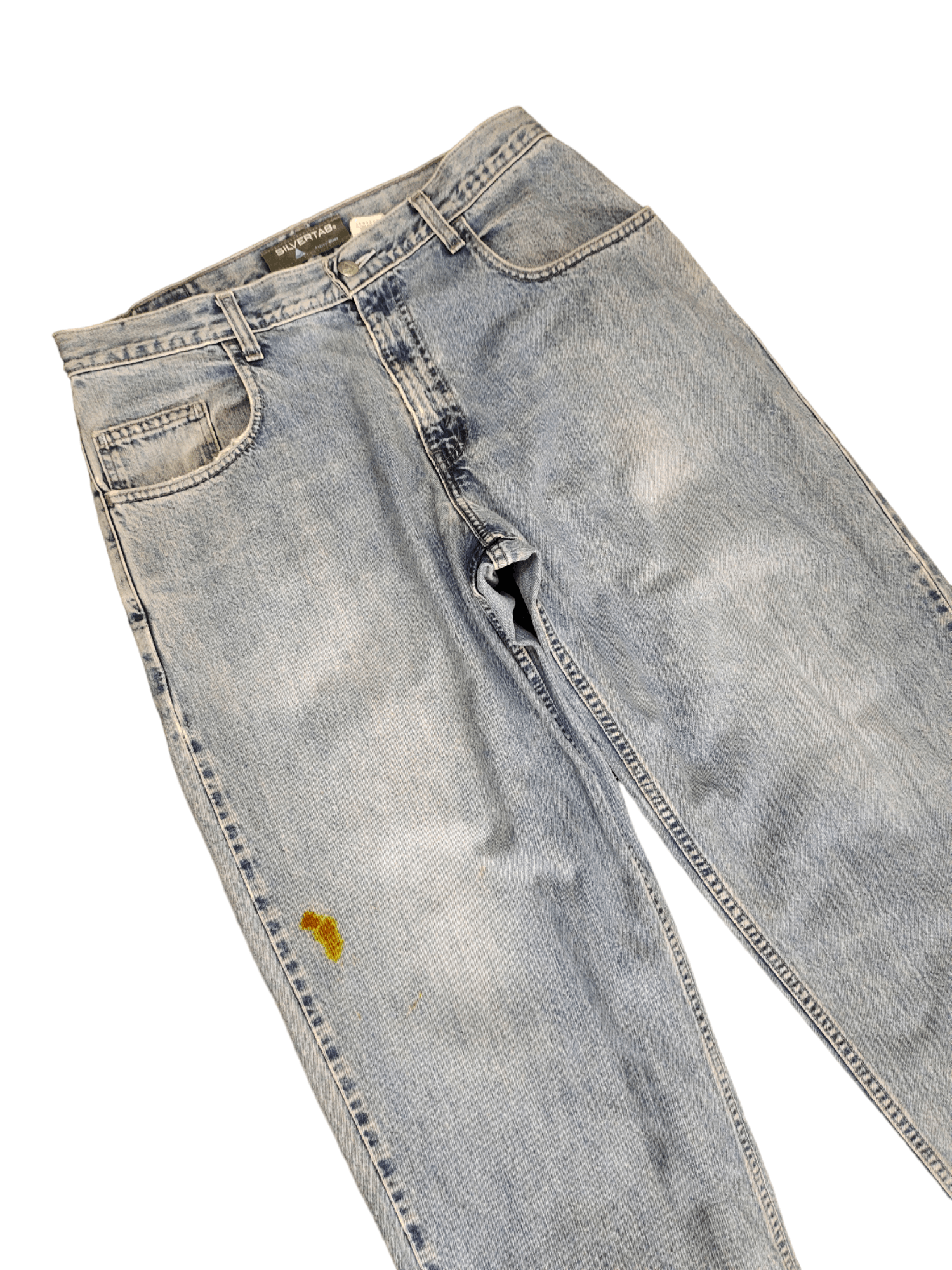 Levi's Vintage Clothing Baggy Jeans 90s Levis Silvertab Wide leg Denim Baggy Fit Size US 33 - 4 Thumbnail