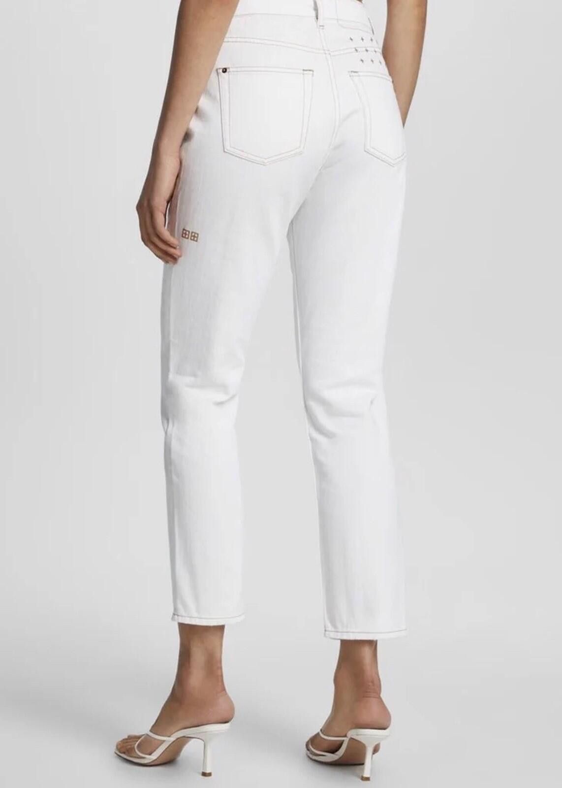 Ksubi new ksubi womens denim jeans nine o sugar rush white 26 8 Size 26" / US 2 / IT 38 - 3 Thumbnail
