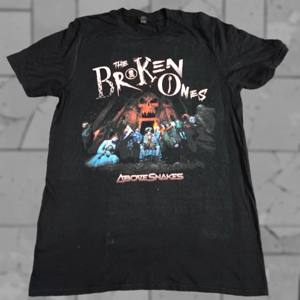 Bones VINTAGE Unbranded T-Shirt Men Short Sleeve Crew Neck Cotton Black Medium Above Snakes The Broken Ones Size US M / EU 48-50 / 2 - 1 Thumbnail