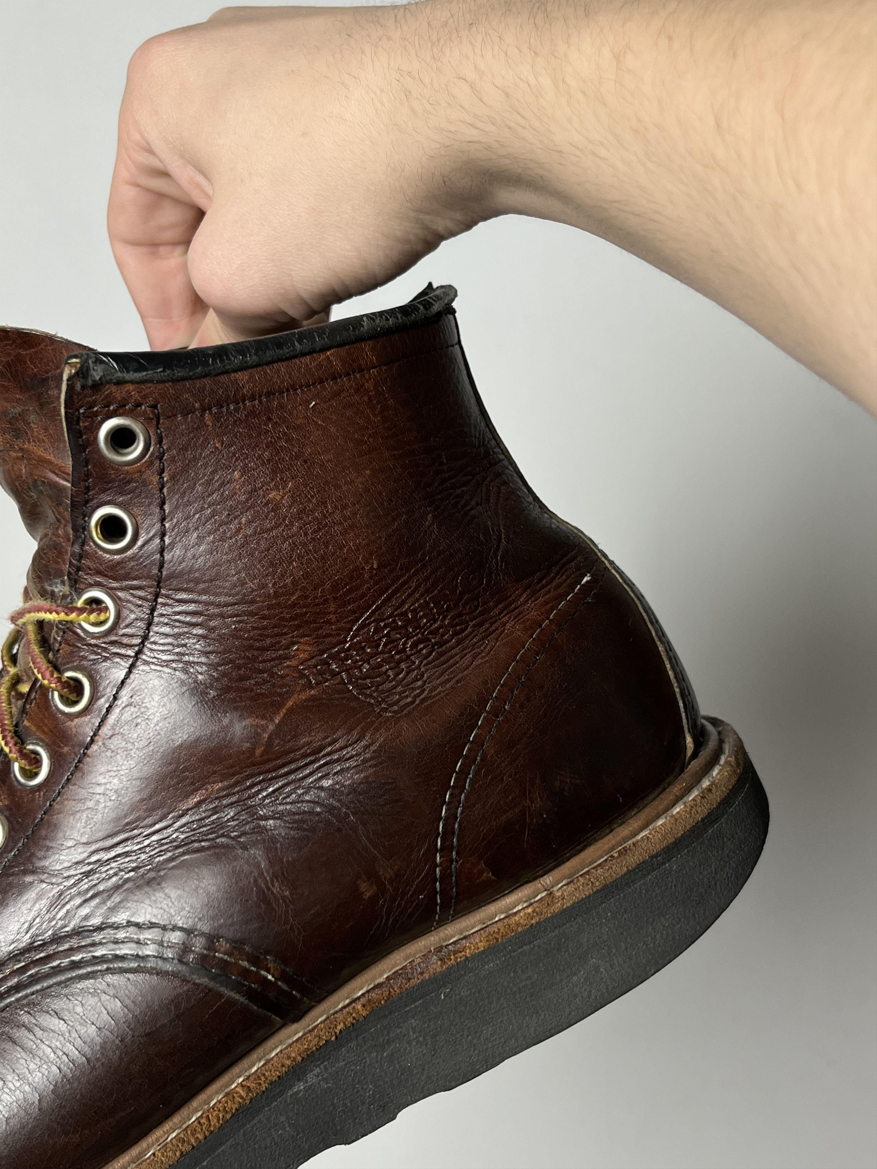 Red Wing 🔥Red Wing Heritage Roughneck USA 8146 Moc Toe Vintage Boots Size US 8 / EU 41 - 3 Thumbnail