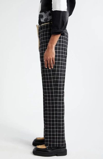Marni o1w1db10824 Checked Pant in Black White Size US 32 / EU 48 - 3 Thumbnail