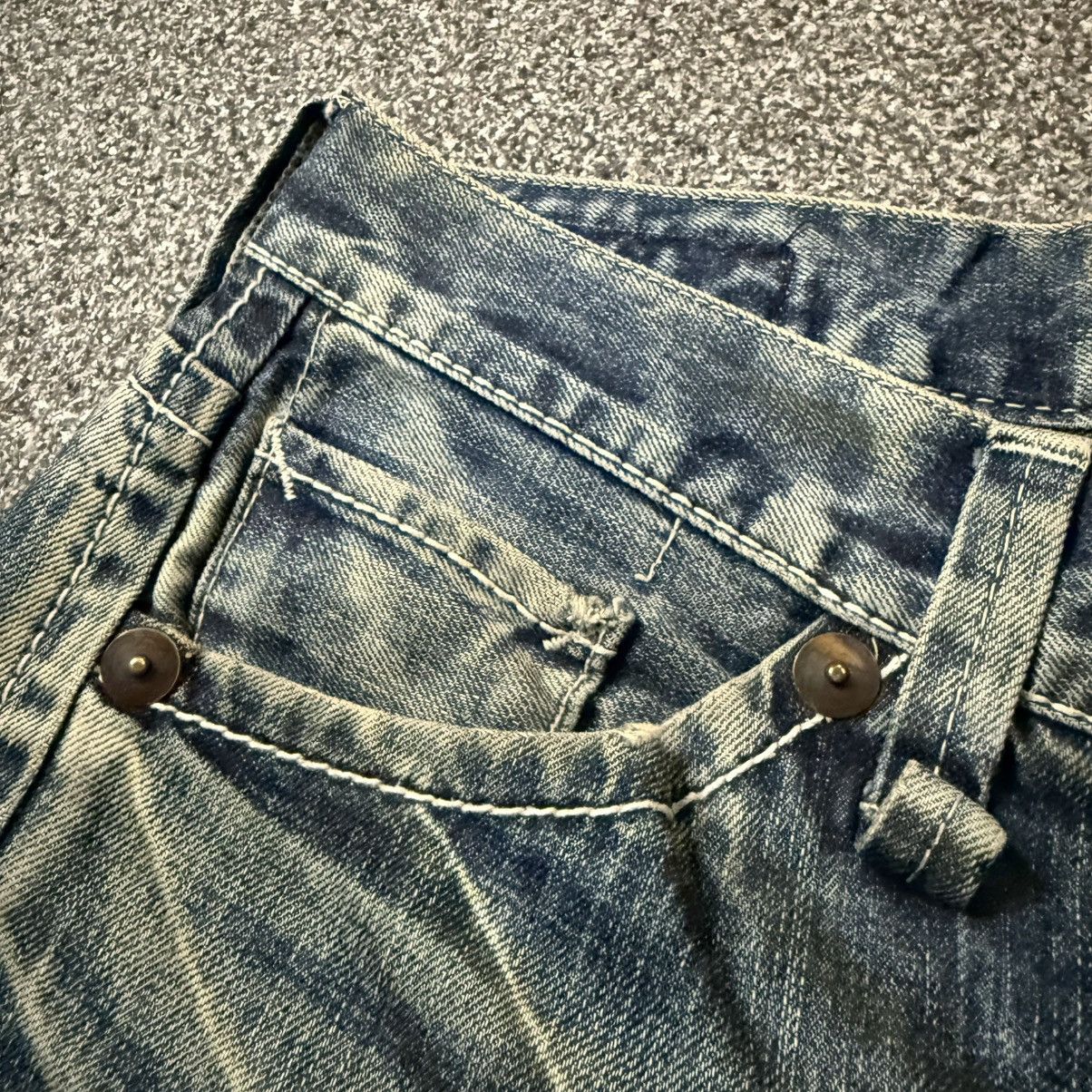 If Six Was Nine 🔥🔥🇯🇵 Japanese Distressed Dirty Clawmark Denim Size US 32 / EU 48 - 9 Thumbnail