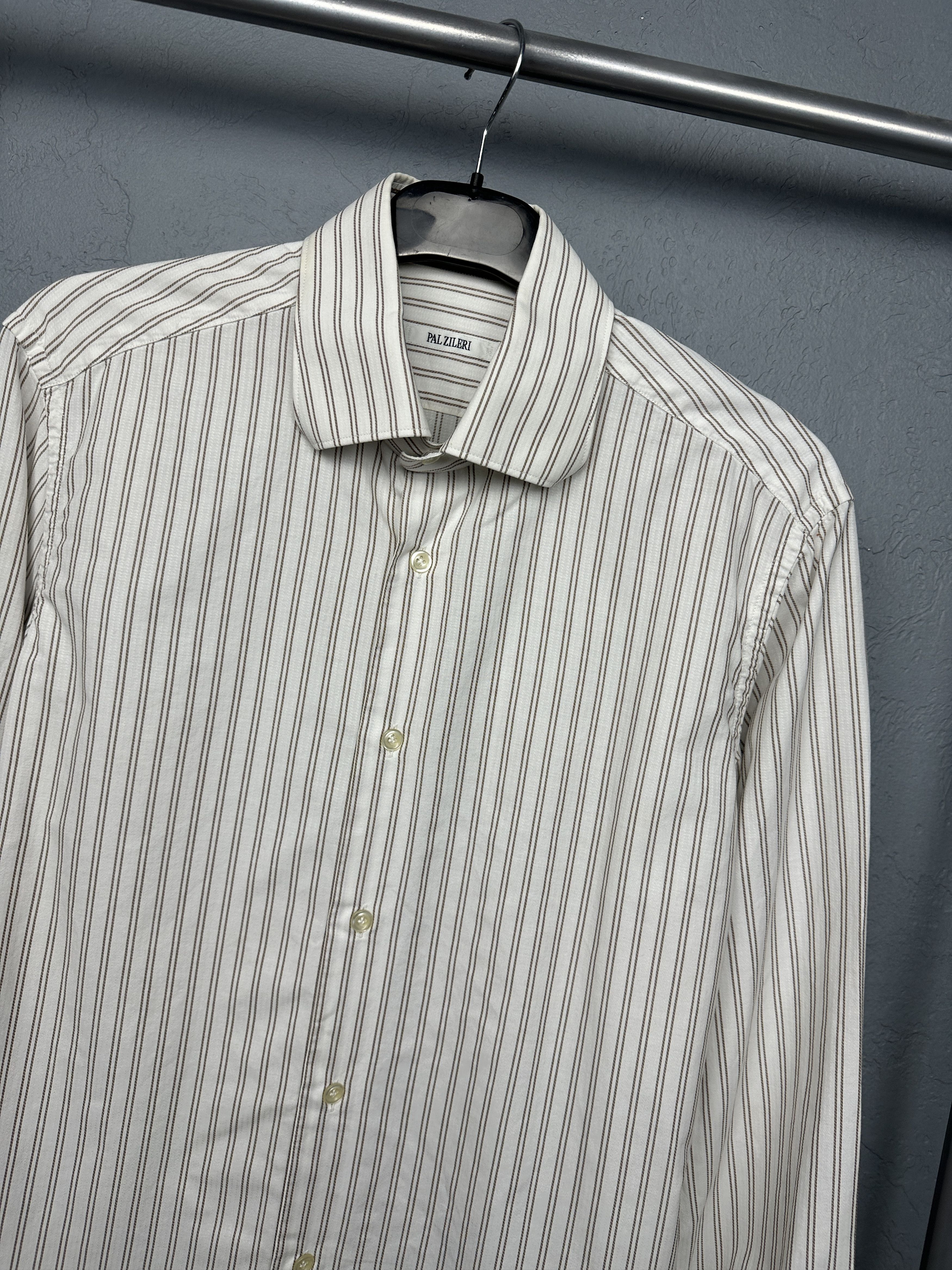 Pal Zileri Pal Zileri Vintage Mens Long Sleeve Shirt Size US M / EU 48-50 / 2 - 2 Thumbnail