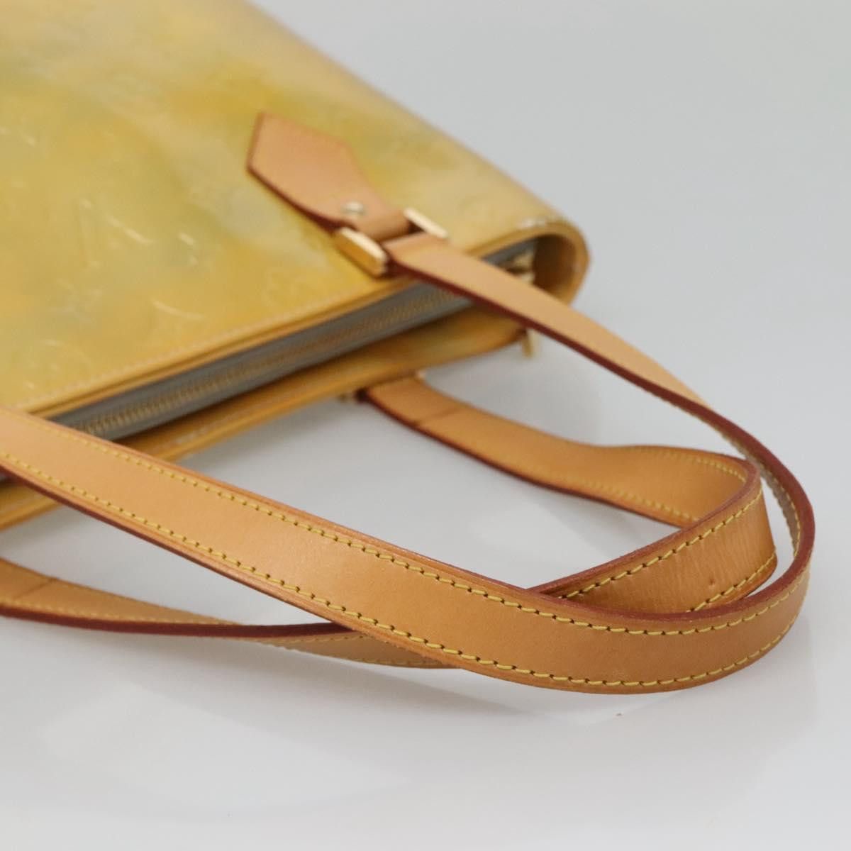 Louis Vuitton LOUIS VUITTON Monogram Vernis Houston Hand Bag Gris M91053 Size ONE SIZE - 8 Thumbnail