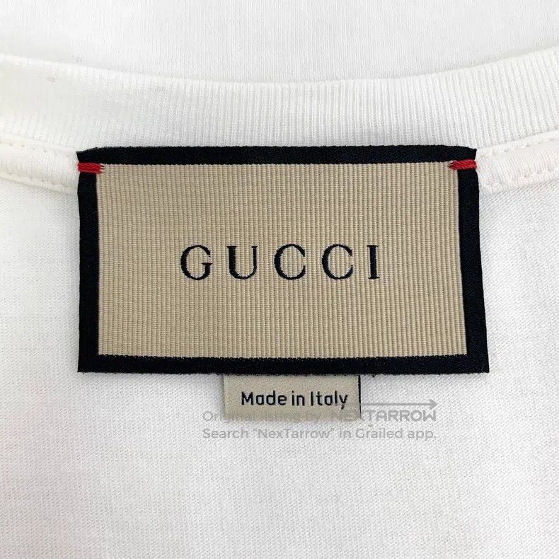 Gucci Gucci 23 beige logo letter sequin design cotton round-neck Size S / US 4 / IT 40 - 5 Thumbnail