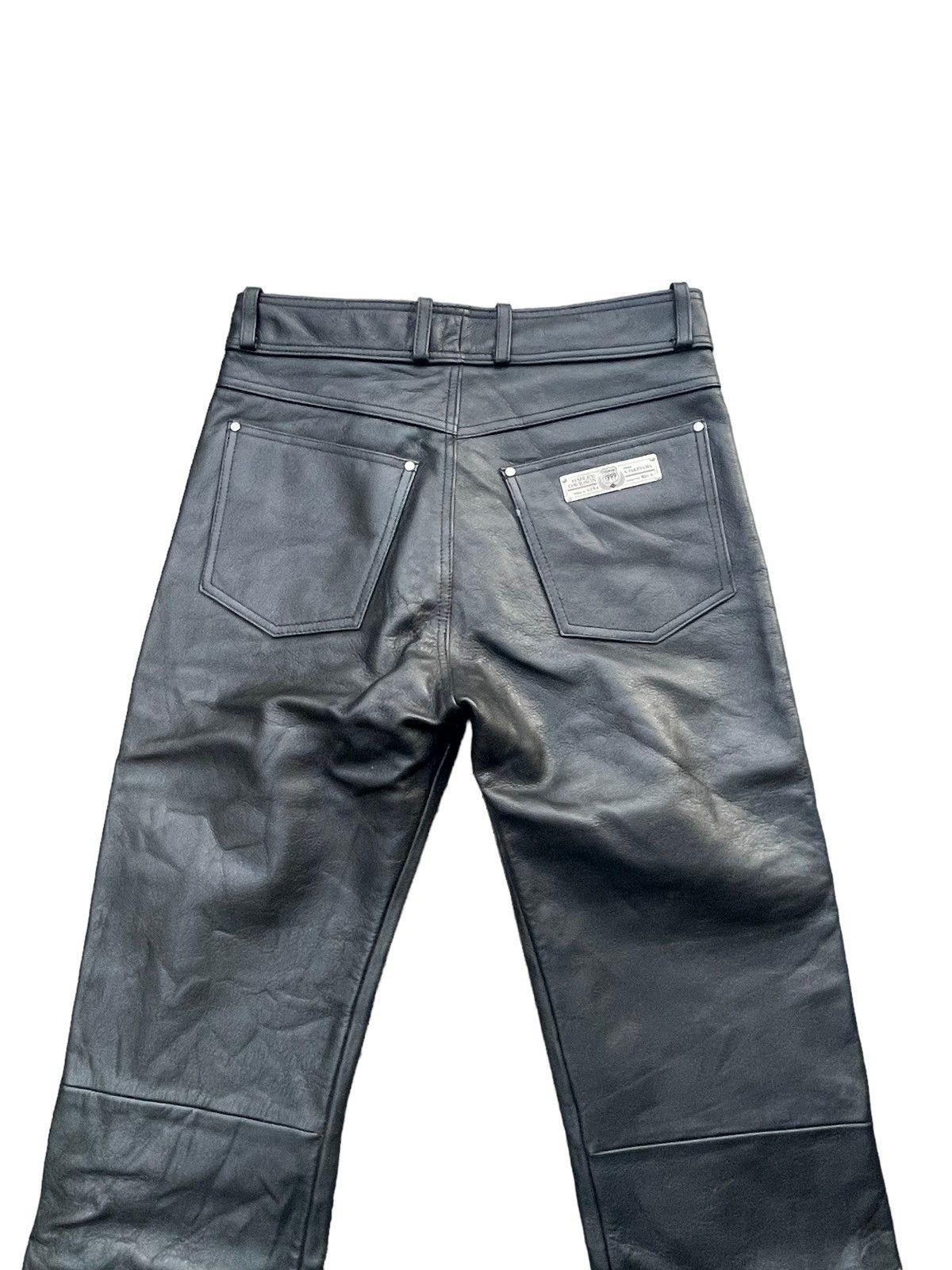 Harley Davidson Vintage Harley Davidson Leather Pant Size US 31 - 6 Thumbnail