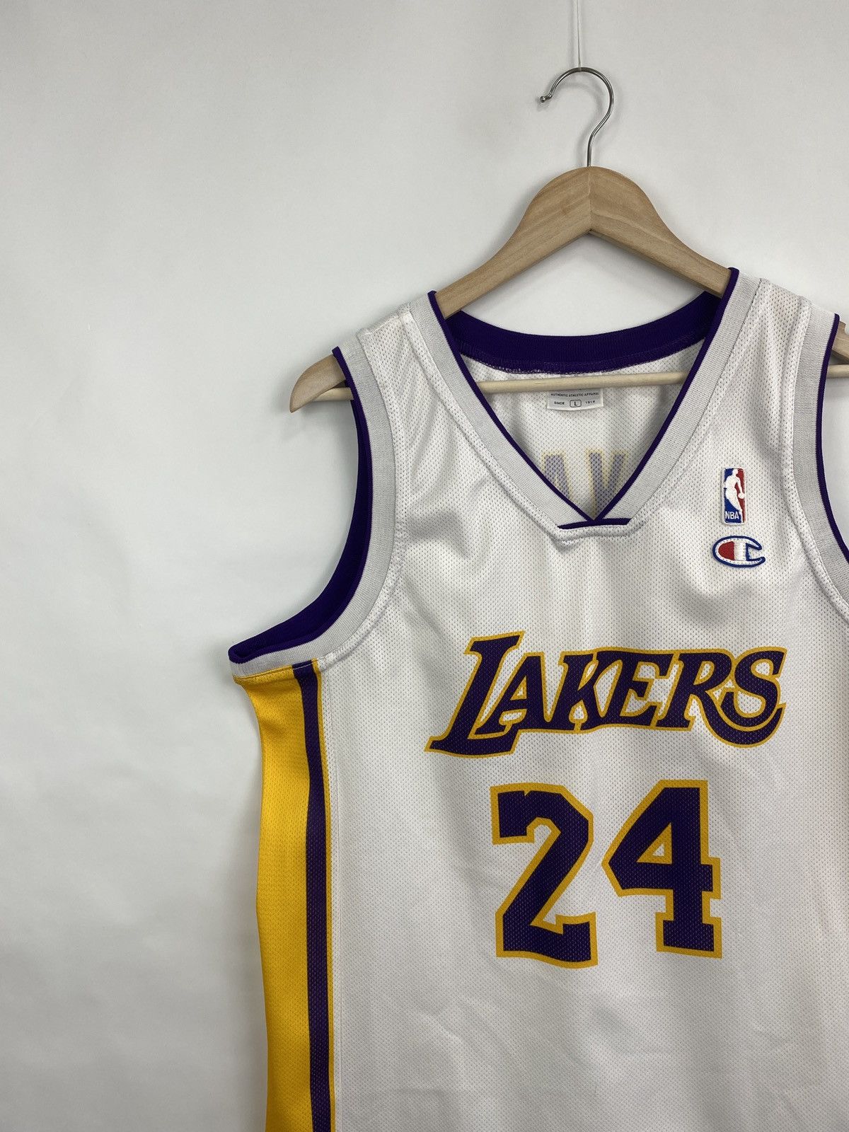 Champion 🇺🇸 Vintage Y2K Kobe Bryant 24 Champion L A Lakers Jersey Rare Size US L / EU 52-54 / 3 - 4 Thumbnail