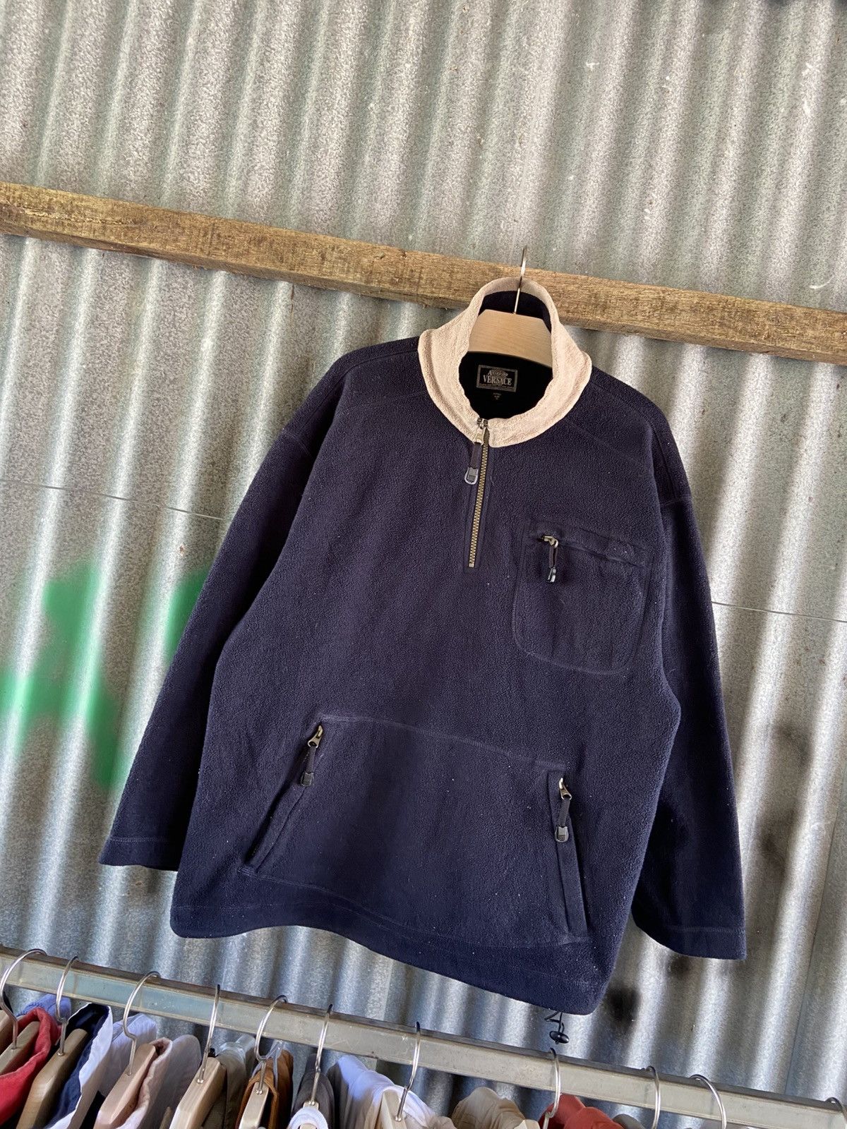 Other × Vintage ALFREDO VERSACE FLEECE JACKET Size US M / EU 48-50 / 2 - 3 Thumbnail