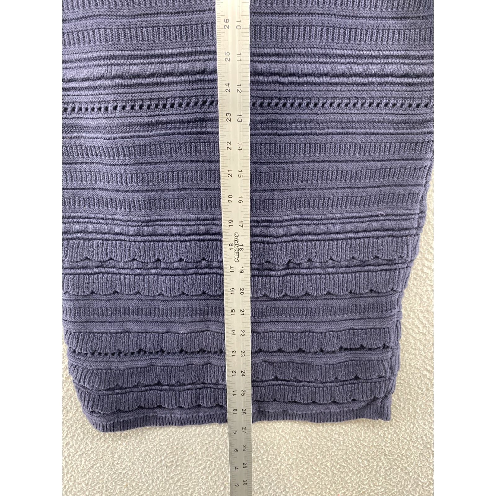 Banana Republic BANANA REPUBLIC Women's Blue Rayon Blend Pullover Knit Sweater M Size Crew Neck Pullover Womens Sweater Size M / US 6-8 / IT 42-44 - 7 Thumbnail