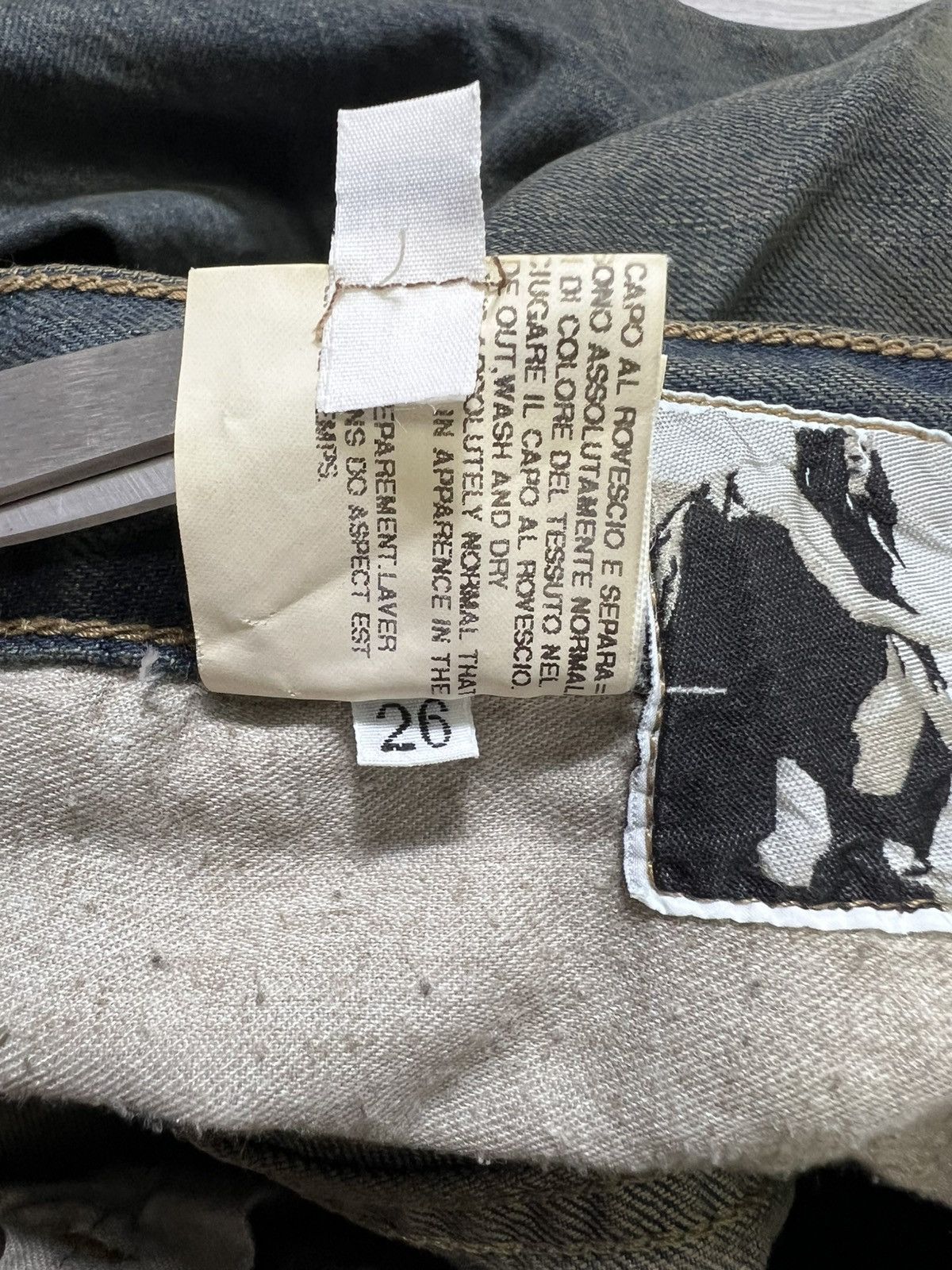 RO DRKSHDW FW06 ‘Dustulator’ Mud Wash Spiral Cut Denim Jeans