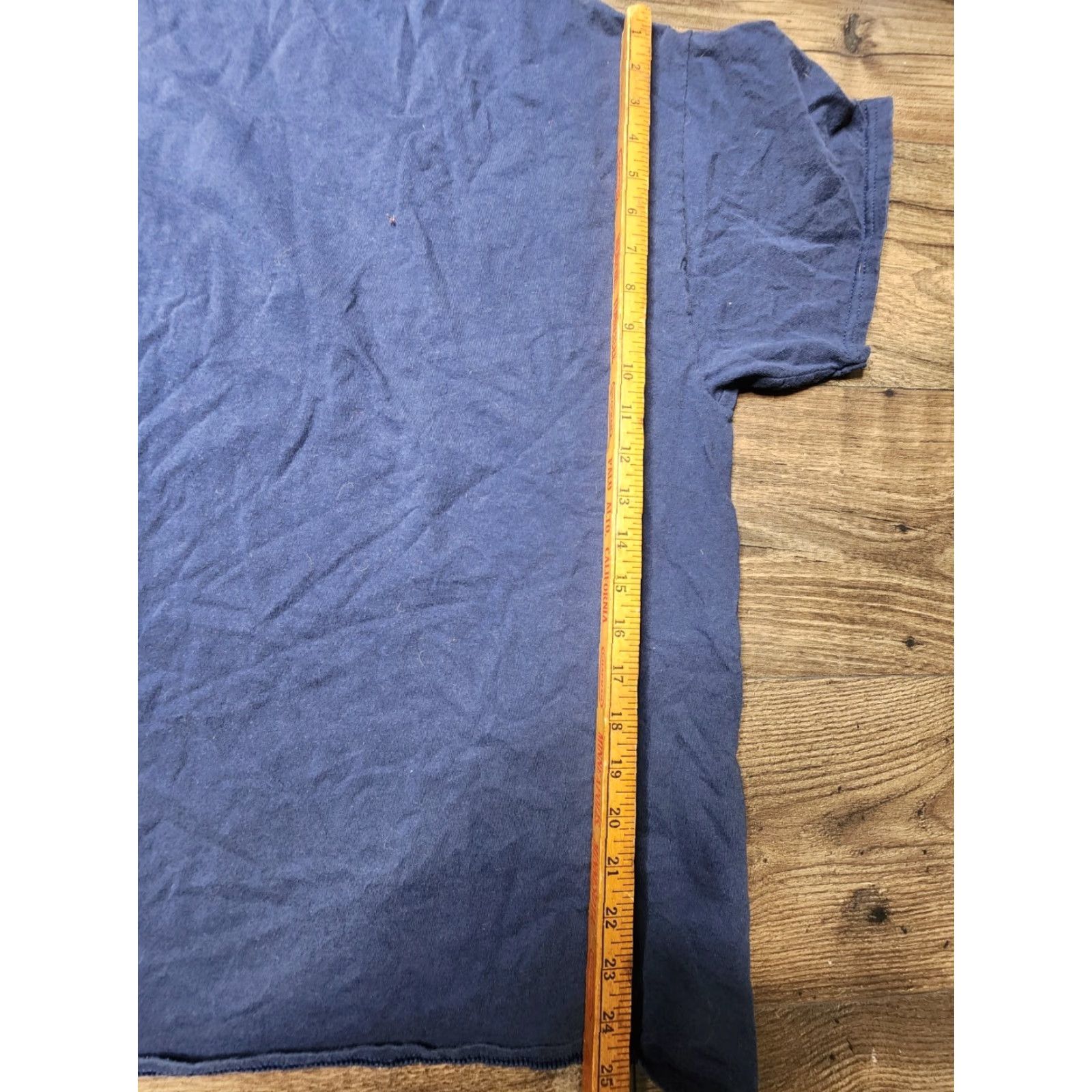 Gildan Mens XL Hollywood Star Cars Museum Tennessee Souvenir Travel T Shirt Blue Crew Neck Short Sleeve Cotton T-Shirt Mens XL Size US XL / EU 56 / 4 - 2 Thumbnail
