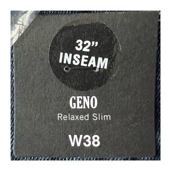 True Religion True Religion Mens Dark Wash Geno Flap Pocket Slim Fit Jeans Size US 38 / EU 54 - 5 Thumbnail