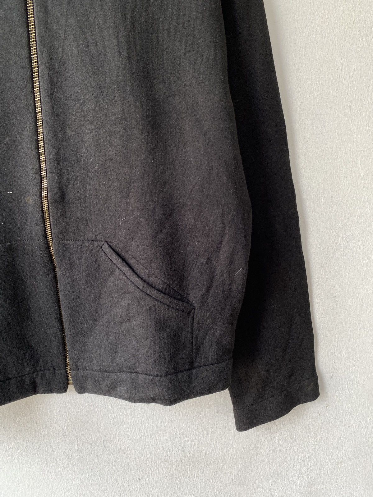 agnes b. Vintage Agnes B Black Zipper Jacket Size US L / EU 52-54 / 3 - 7 Thumbnail