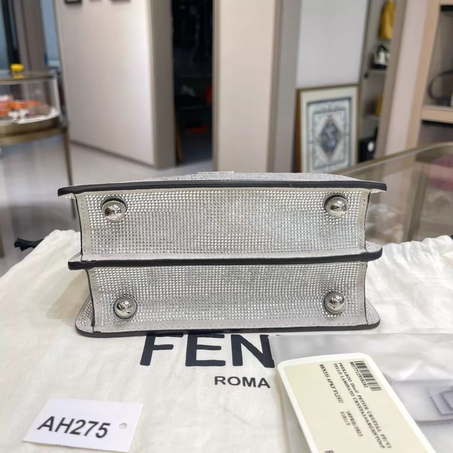 Fendi FENDI Crystal Peekaboo Mini 24 Xmas Limited New AH275 Size ONE SIZE - 8 Thumbnail