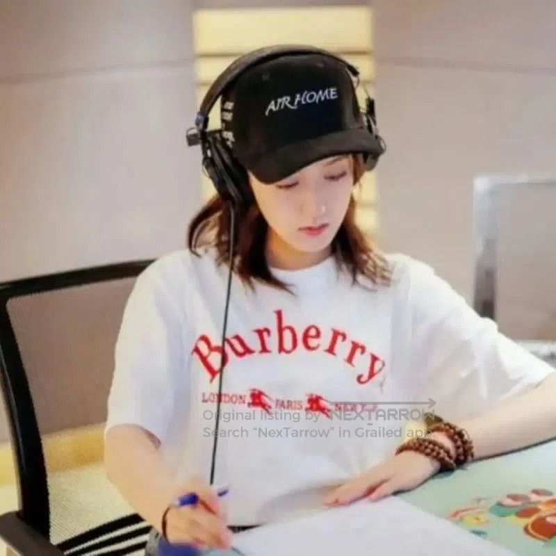 Burberry Burberry Spring White Cotton Embroidered T-Shirt. Size M / US 6-8 / IT 42-44 - 6 Thumbnail