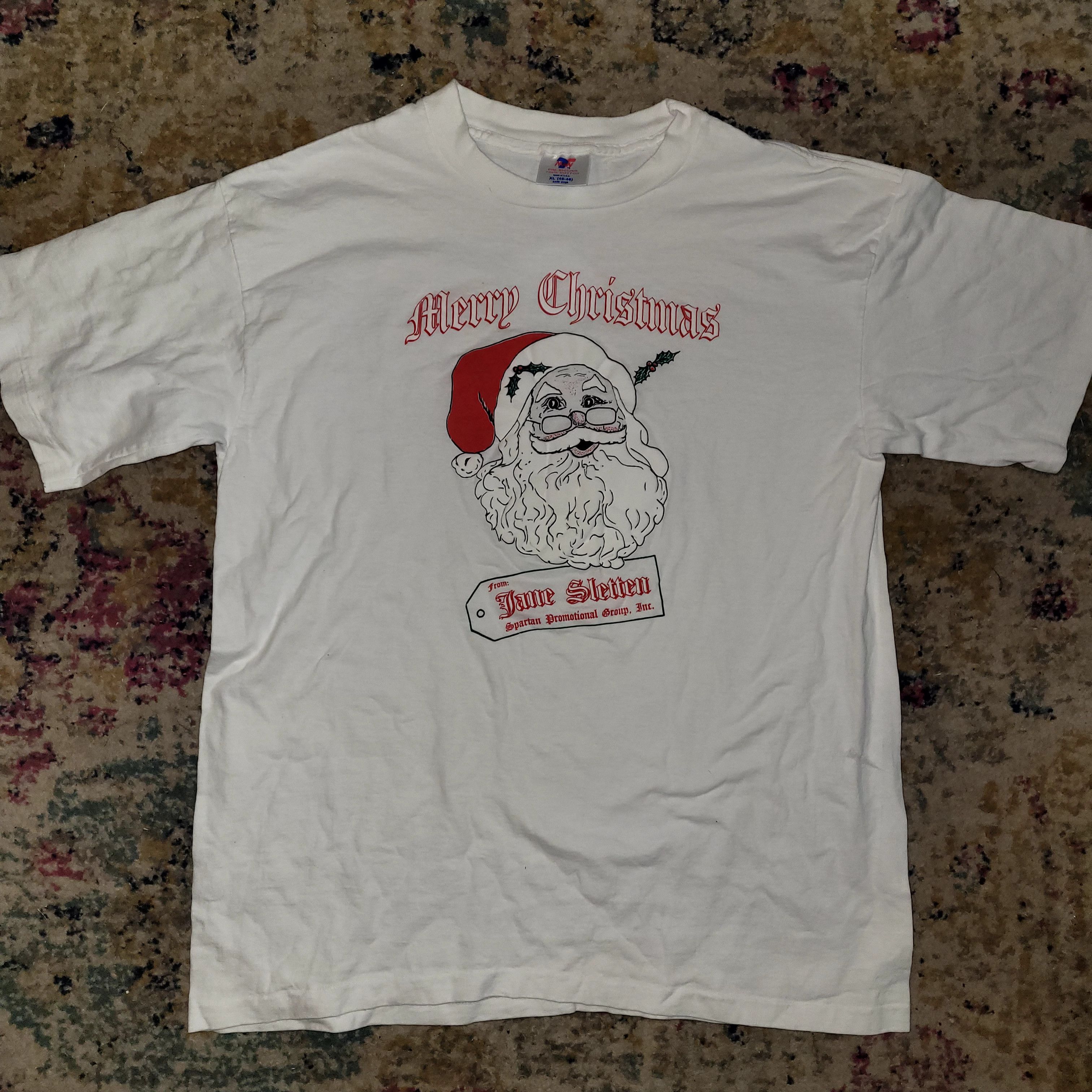 Vintage Vintage Christmas Tee Size US XL / EU 56 / 4 - 1 Thumbnail